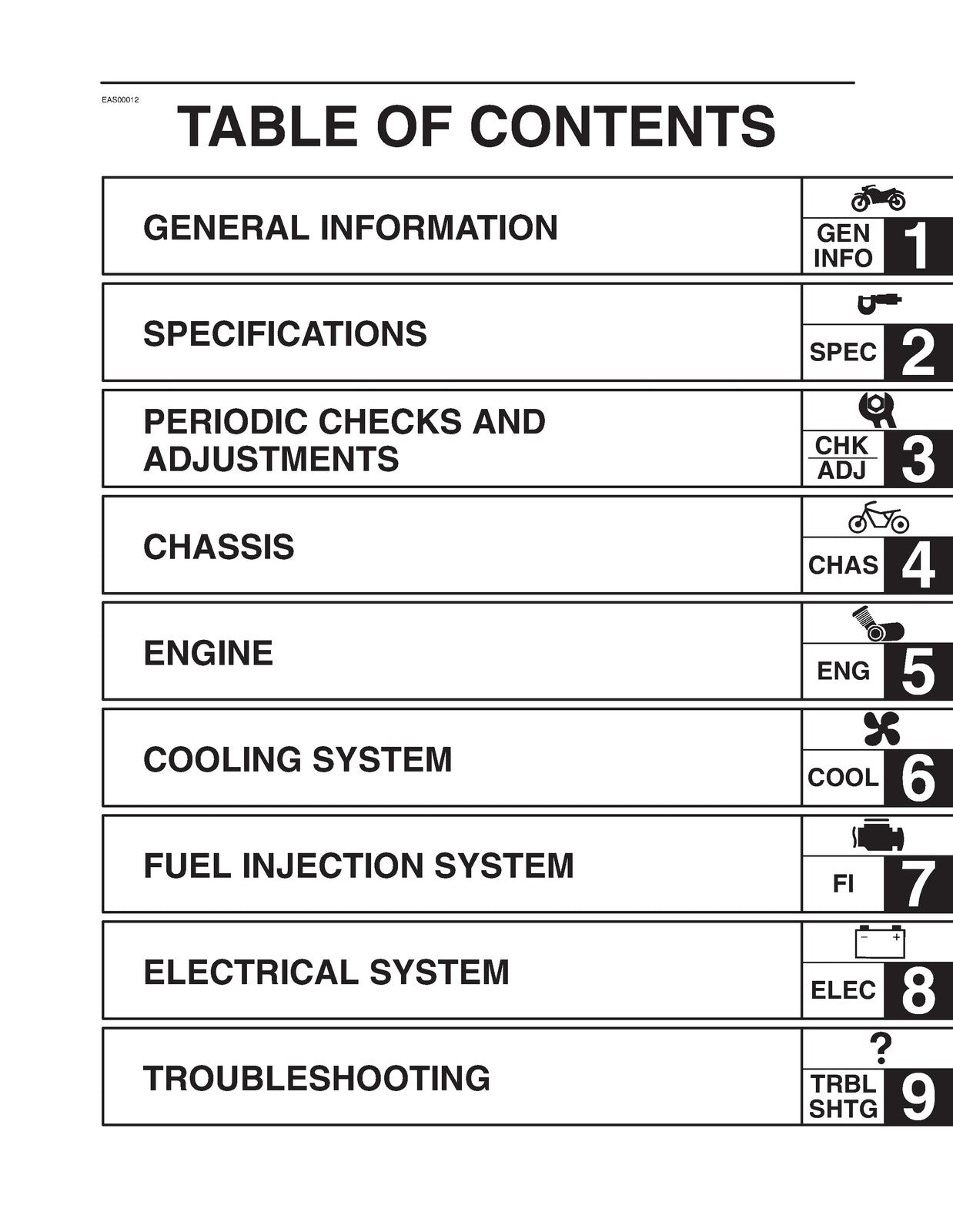 YAMAHA YZF-R6 2003 Motorcycle Service Manual - BOUND - COVERS - XL FOLDOUT PAGES