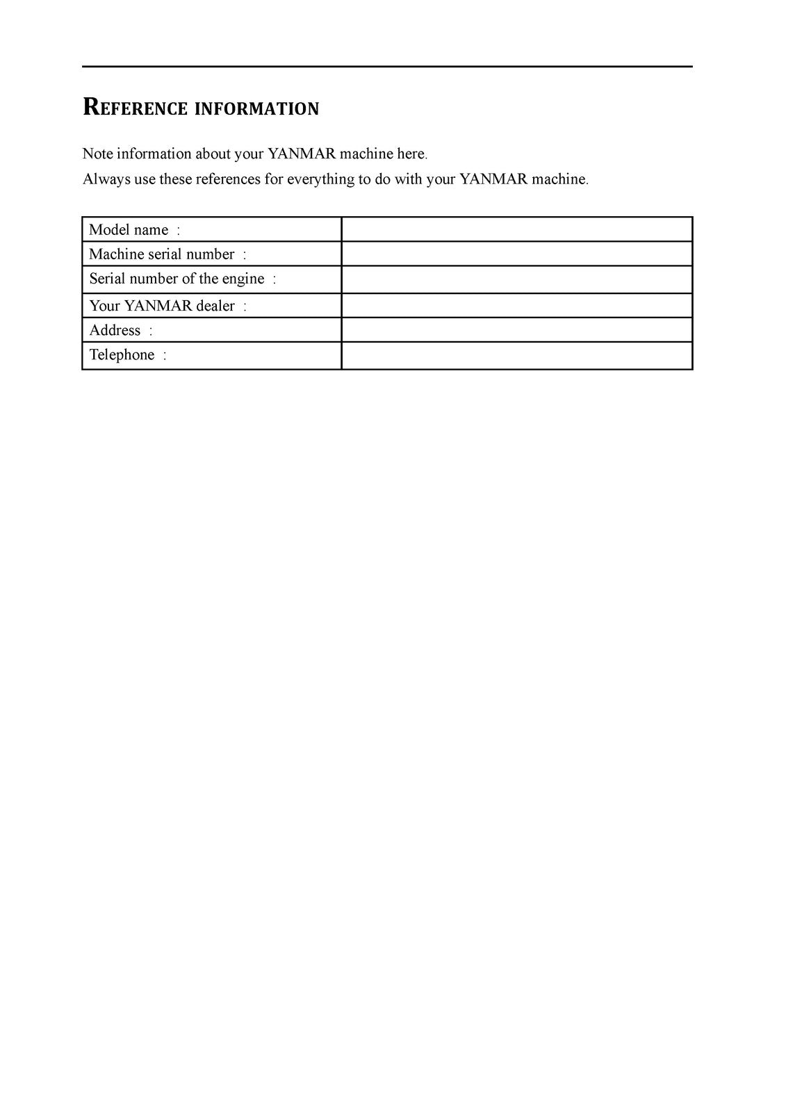 YANMAR ViO80-1A Excavator Operators And Maintenance Manual 2016 - WIRE BOUND