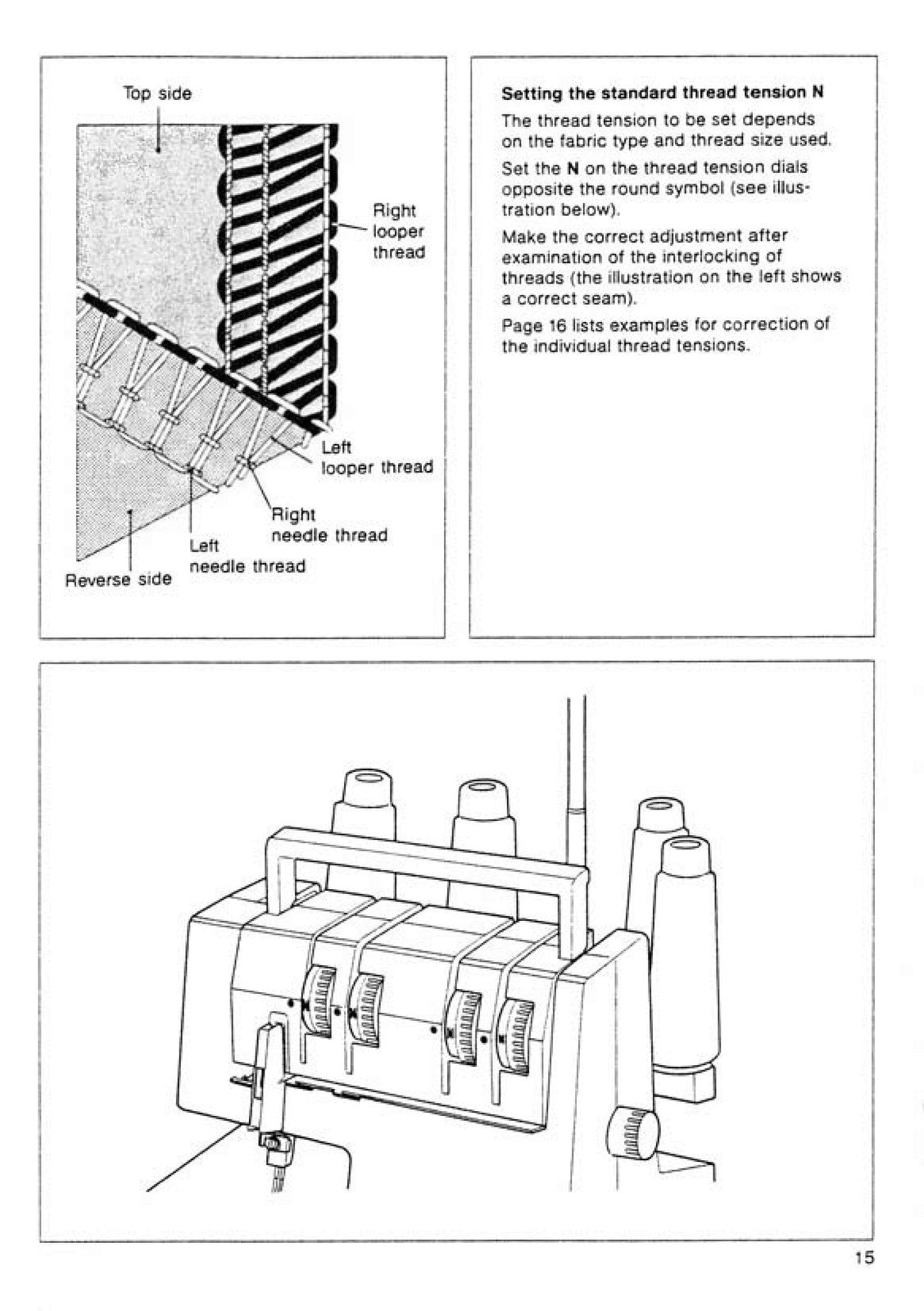 PFAFF 784 786 Hobbylock Serger Sewing Machine Instruction Manual - WIRE BOUND