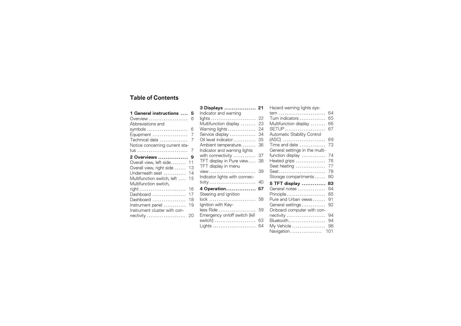 BMW C400X Scooter Owners Manual 2018 - STEEL WIRE BOUND - PROTECTIVE COVERS