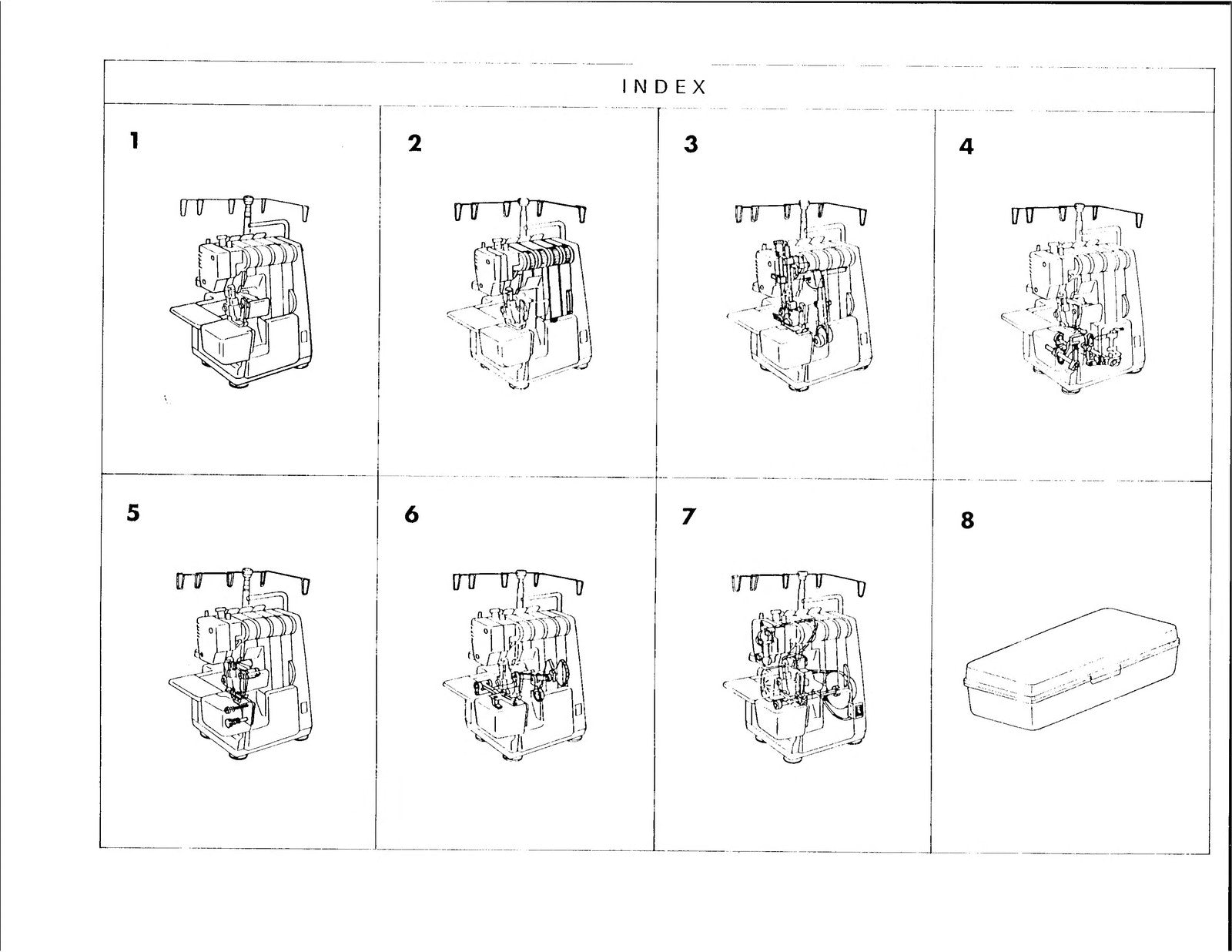 SINGER 14U64A Sewing Machine Parts List Manual 1985 - WIRE BOUND - TOUGH COVERS