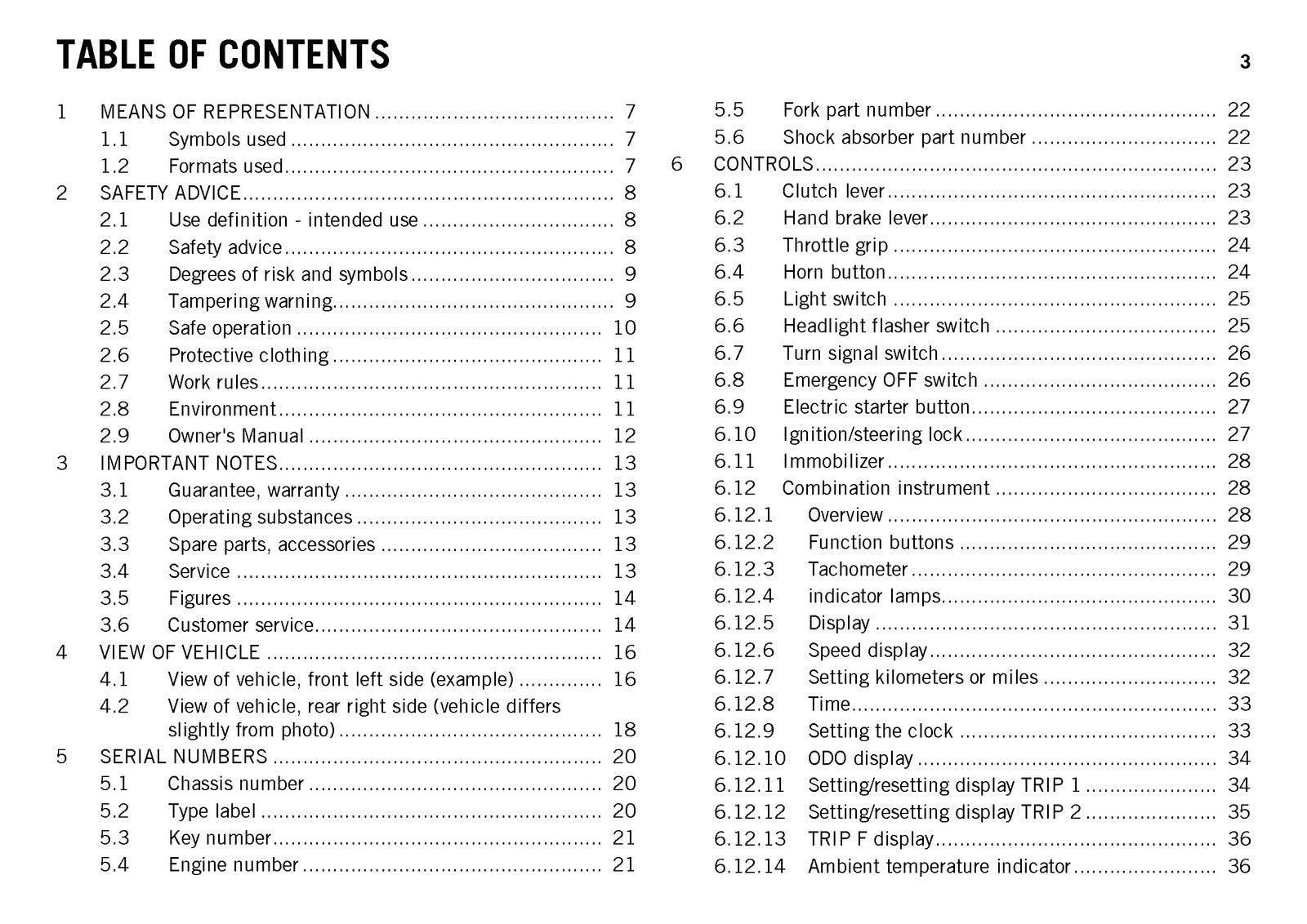 KTM 990 Supermoto R Owners Manual 2013 - STEEL WIRE BOUND - PROTECTIVE COVERS