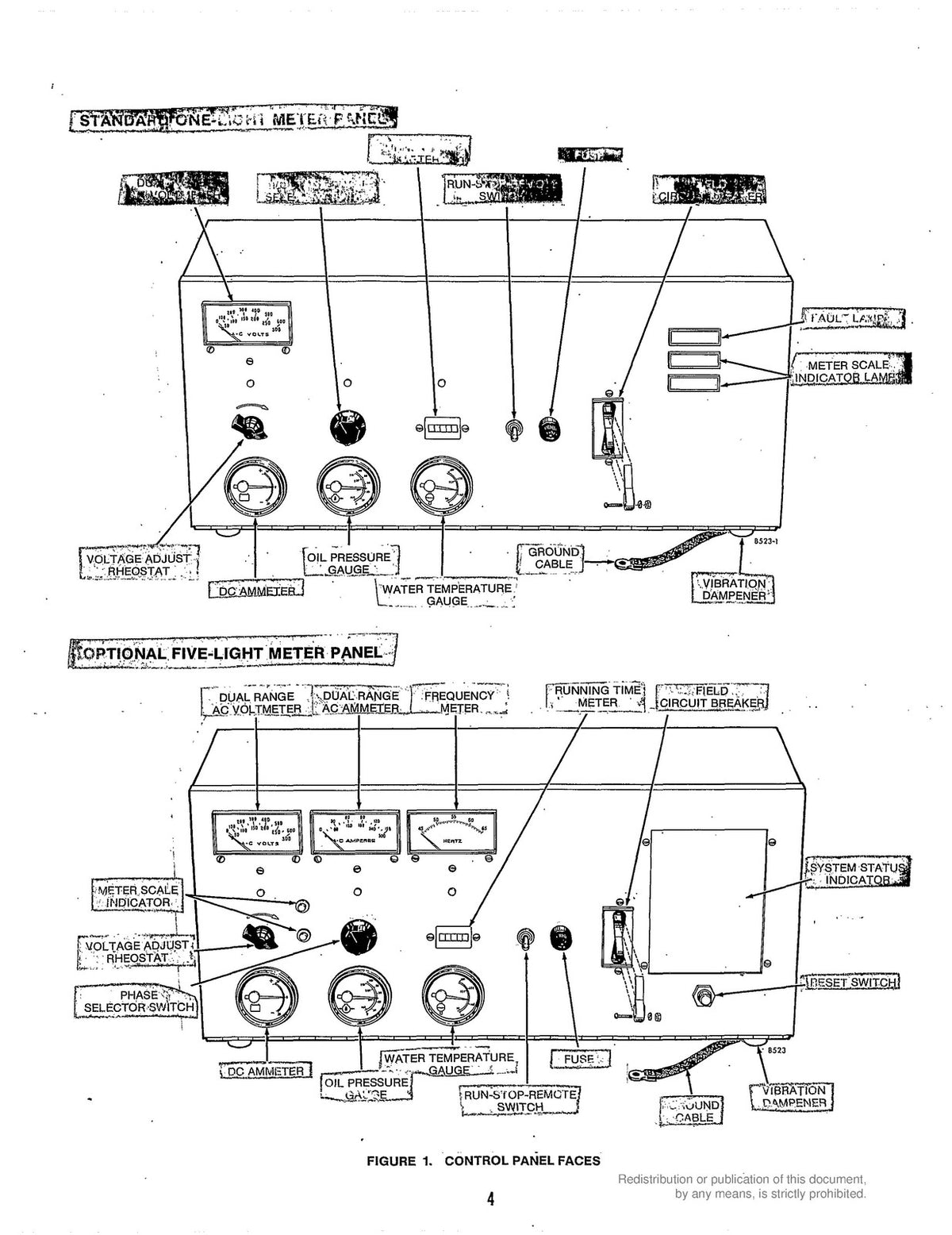 ONAN YD Generator DC Controls Service Supplement Manual 1981 - WIRE BOUND