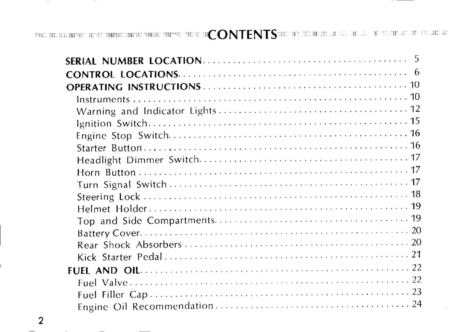 HONDA GL1000 Owners Manual 1975 - BOUND - COVERS - XL FOLDOUT PAGES