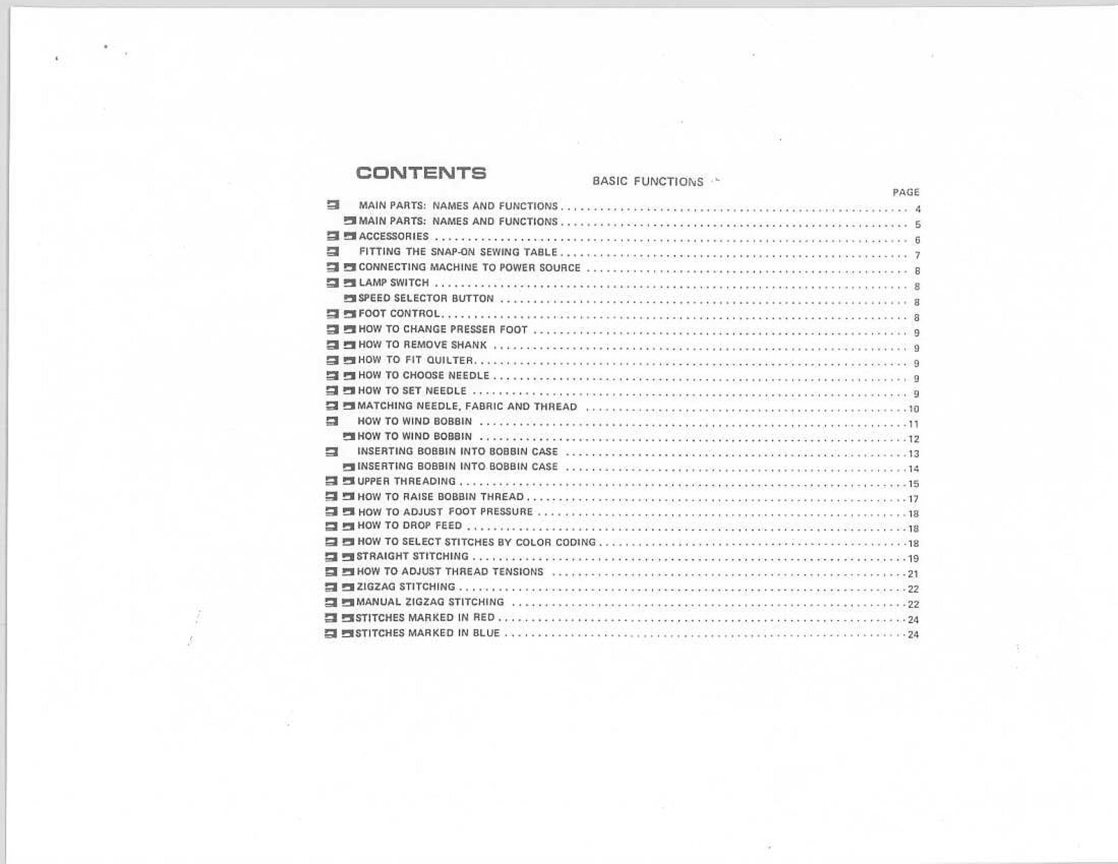 RICCAR 806 706 Super Stretch Instruction Manual - WIRE BOUND - TOUGH COVERS