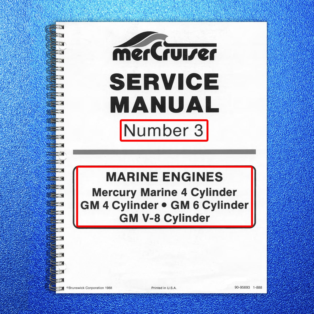 MERCURY MERCRUISER 3 MCM 120 140 165 228 260 470 485 898 Service Manual BUNDLE
