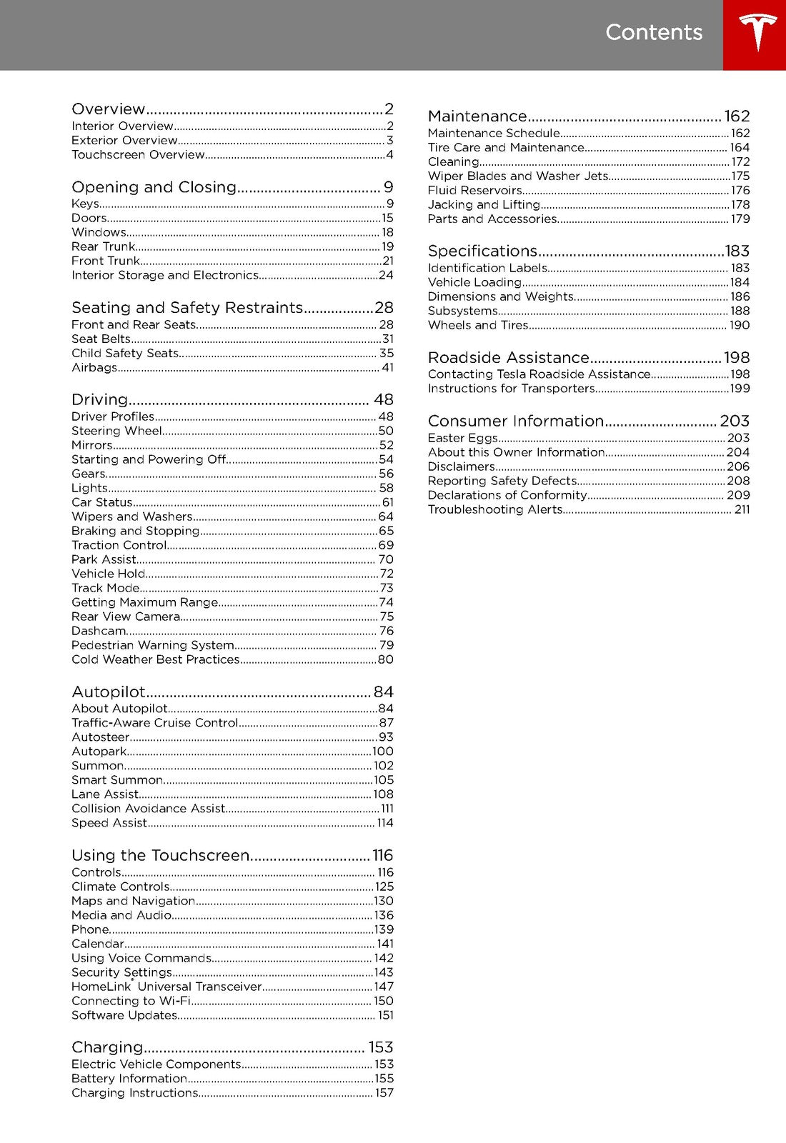 TESLA Model 3 Owners Manual 2020 - STEEL WIRE BOUND - PROTECTIVE COVERS