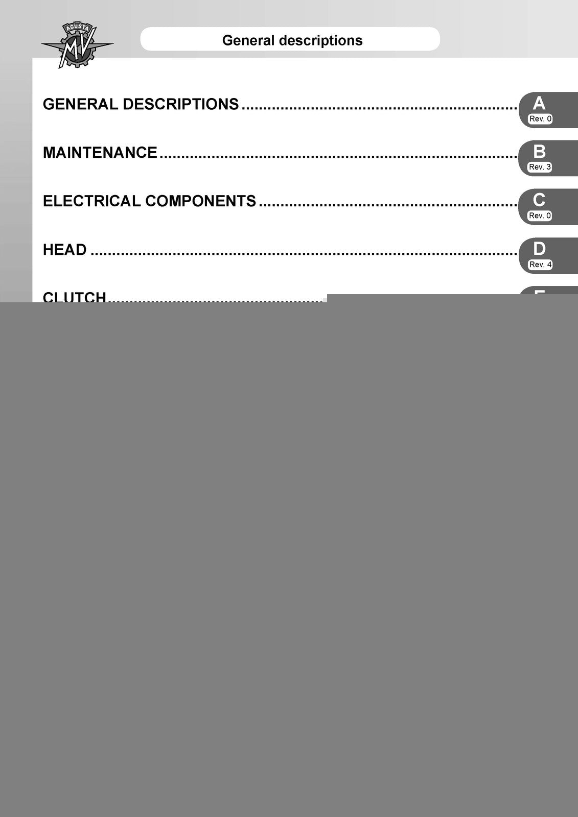 MV AGUSTA Brutale 675 800 Rivale Stradale  More Engine Workshop Manual - BOUND