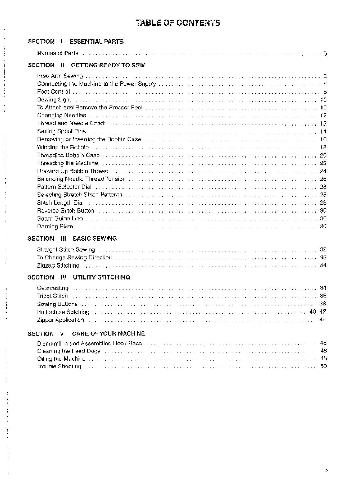 ALFA 1503 Sewing Machine Instruction Manual - STEEL WIRE BOUND - TOUGH COVERS