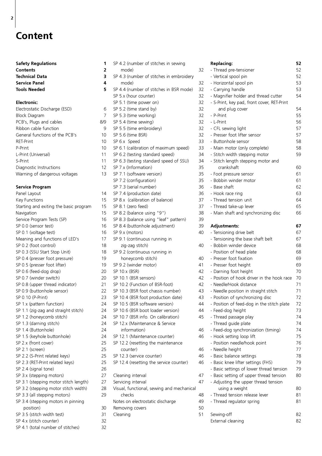 BERNINA Aurora 430 440 QE SERVICE MANUAL - STEEL WIRE BOUND - PROTECTIVE COVERS