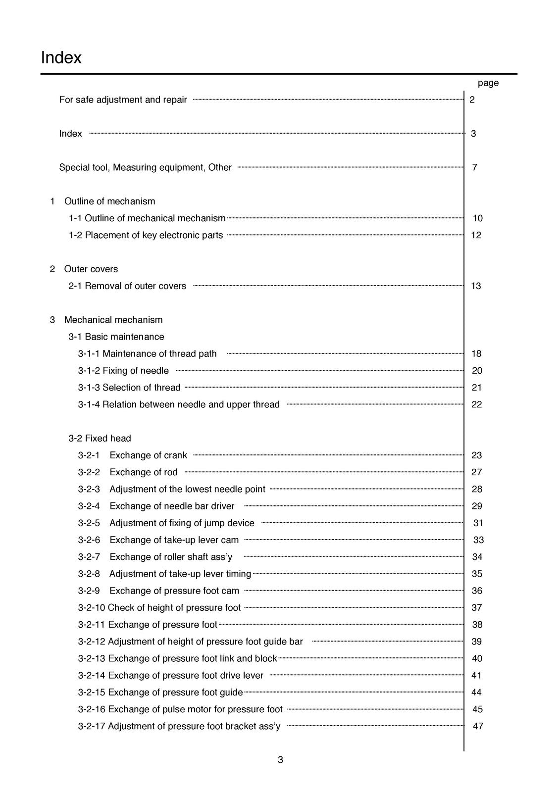 HAPPY HCH-701-30 Embroidery Machine Maintenance Manual - WIRE BOUND - COVERS