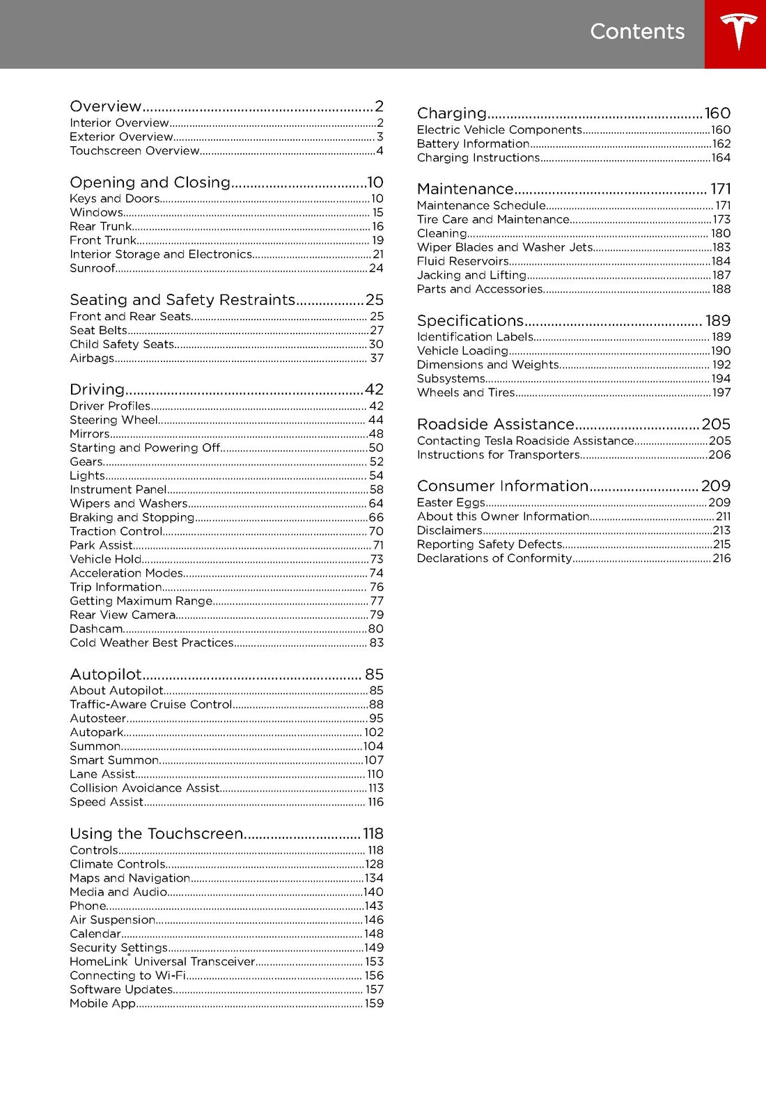 TESLA Model S Owners Manual 2020 - STEEL WIRE BOUND - PROTECTIVE COVERS