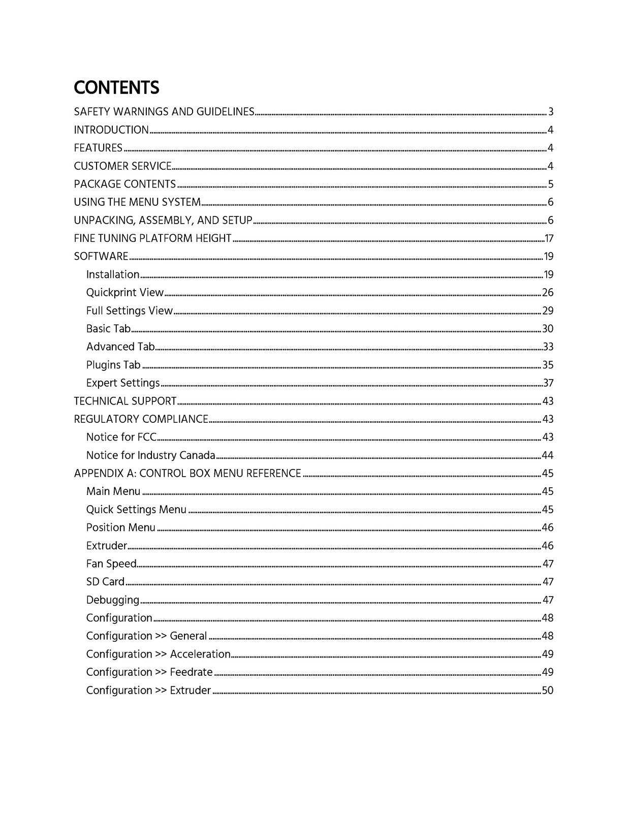 MONOPRICE Maker Select 3D Printer 13860 Manual - STEEL WIRE BOUND - TOUGH COVERS