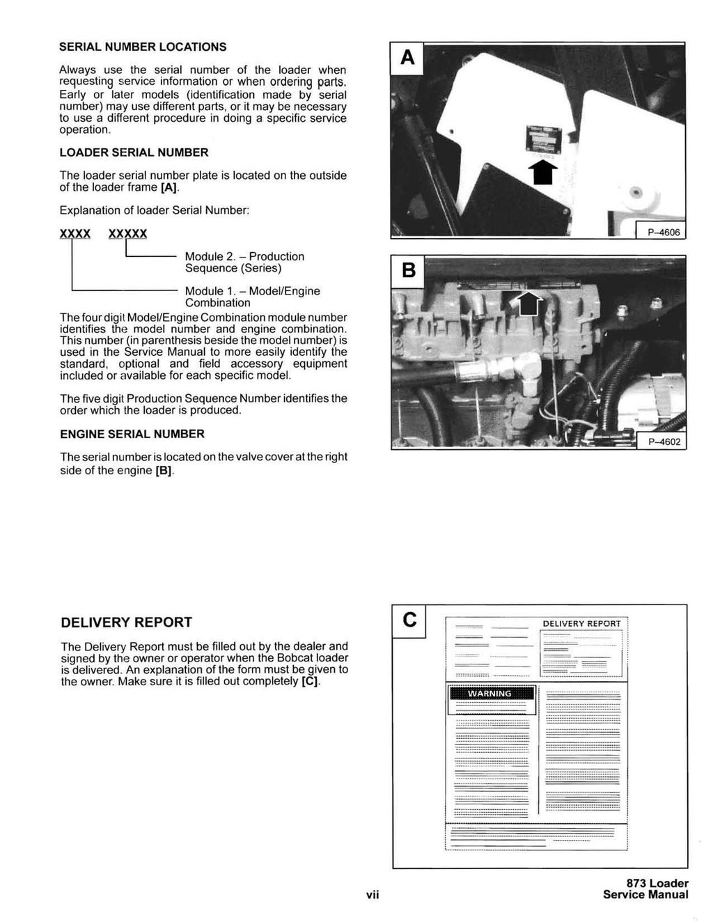 BOBCAT 873 Service Repair Manual - BOUND - COVERS - XL FOLDOUT PAGES