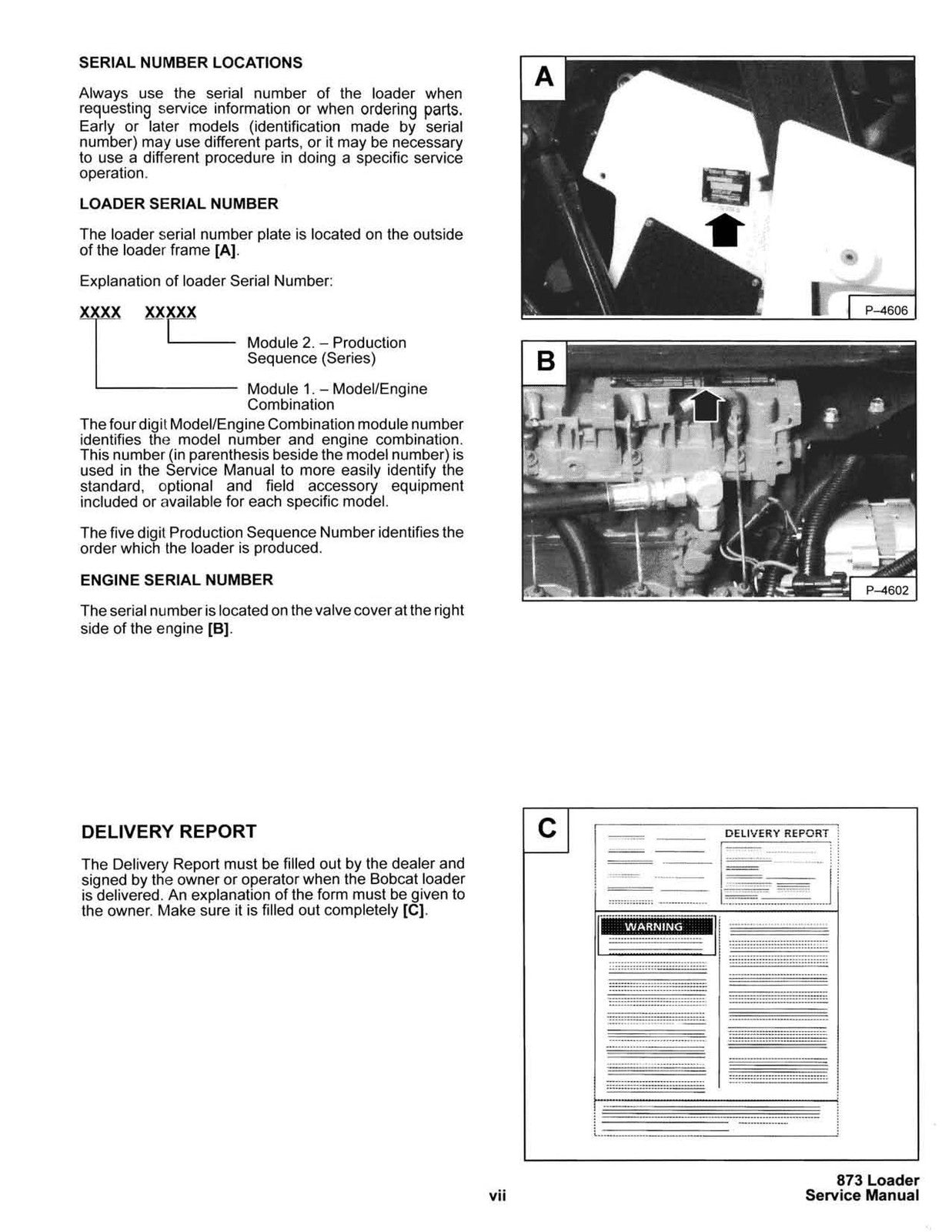 BOBCAT 873 Service Repair Manual - BOUND - COVERS - XL FOLDOUT PAGES