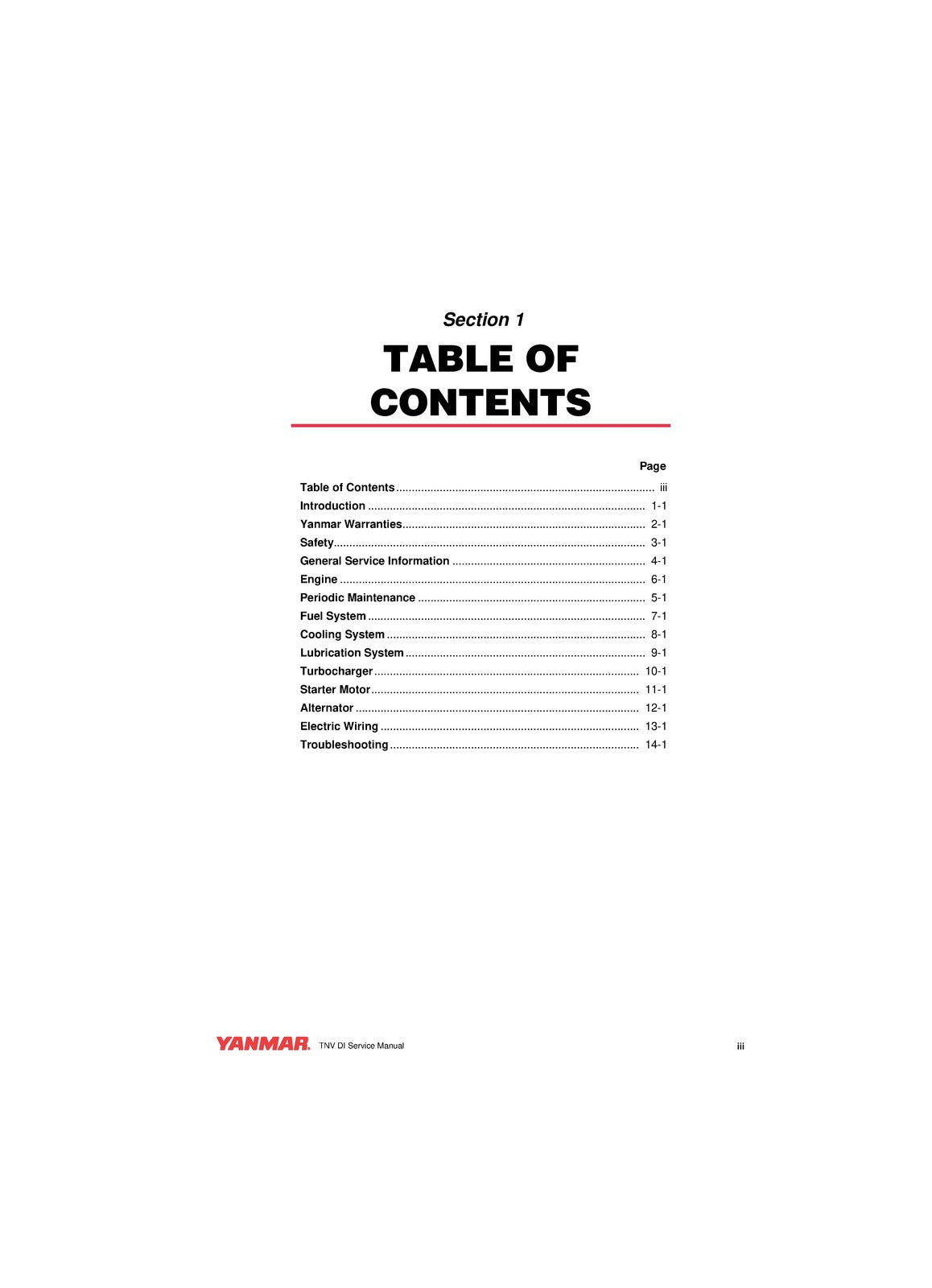 YANMAR 3TNV82A 3TNV84 3TNV88 4TNV84 4TNV88  More Service Manual, FOLDOUTS
