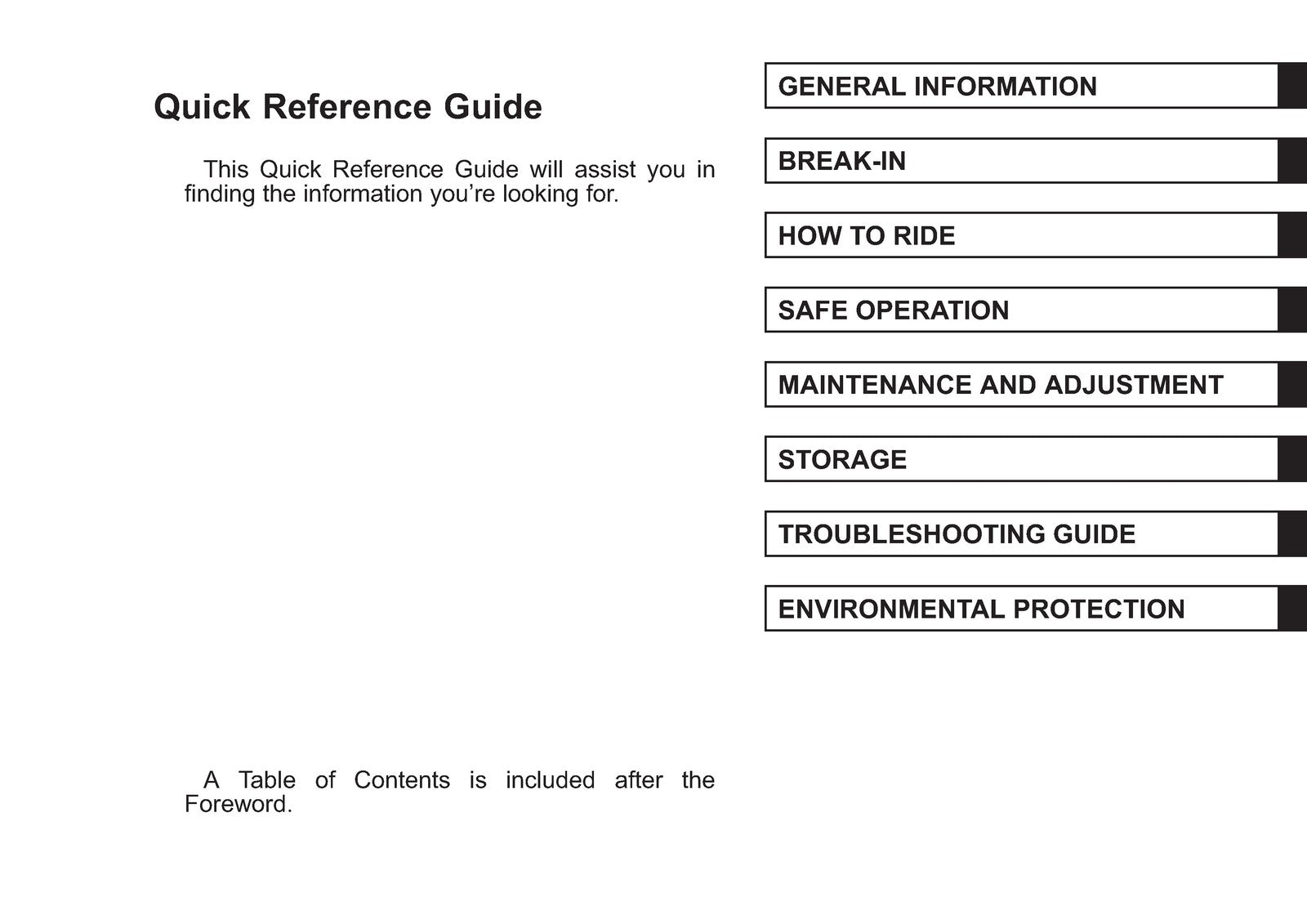 KAWASAKI Brute Force 650 4x4 Owners Manual 2013 - WIRE BOUND - TOUGH COVERS