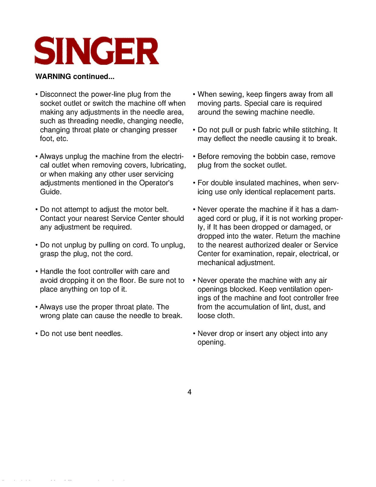 SINGER 5040 Instruction Book Manual - STEEL WIRE BOUND - PROTECTIVE COVERS