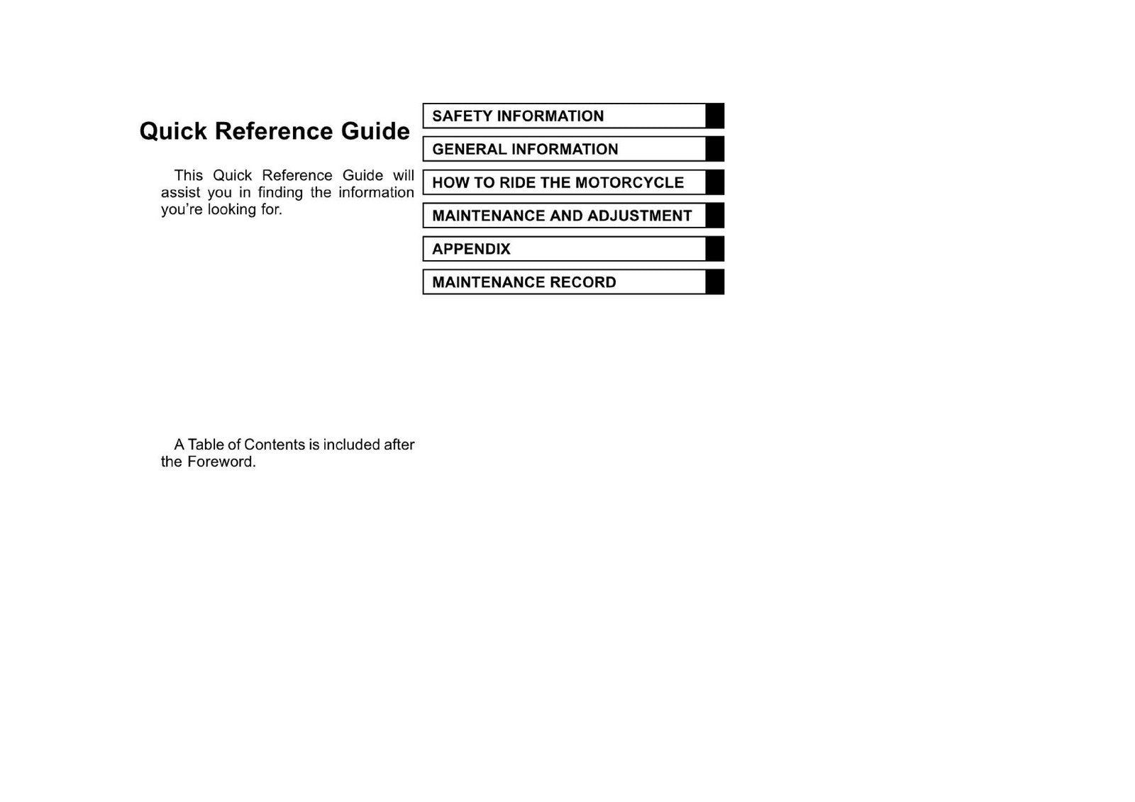 KAWASAKI Z400 Motorcycle Owners Manual - STEEL WIRE BOUND - PROTECTIVE COVERS