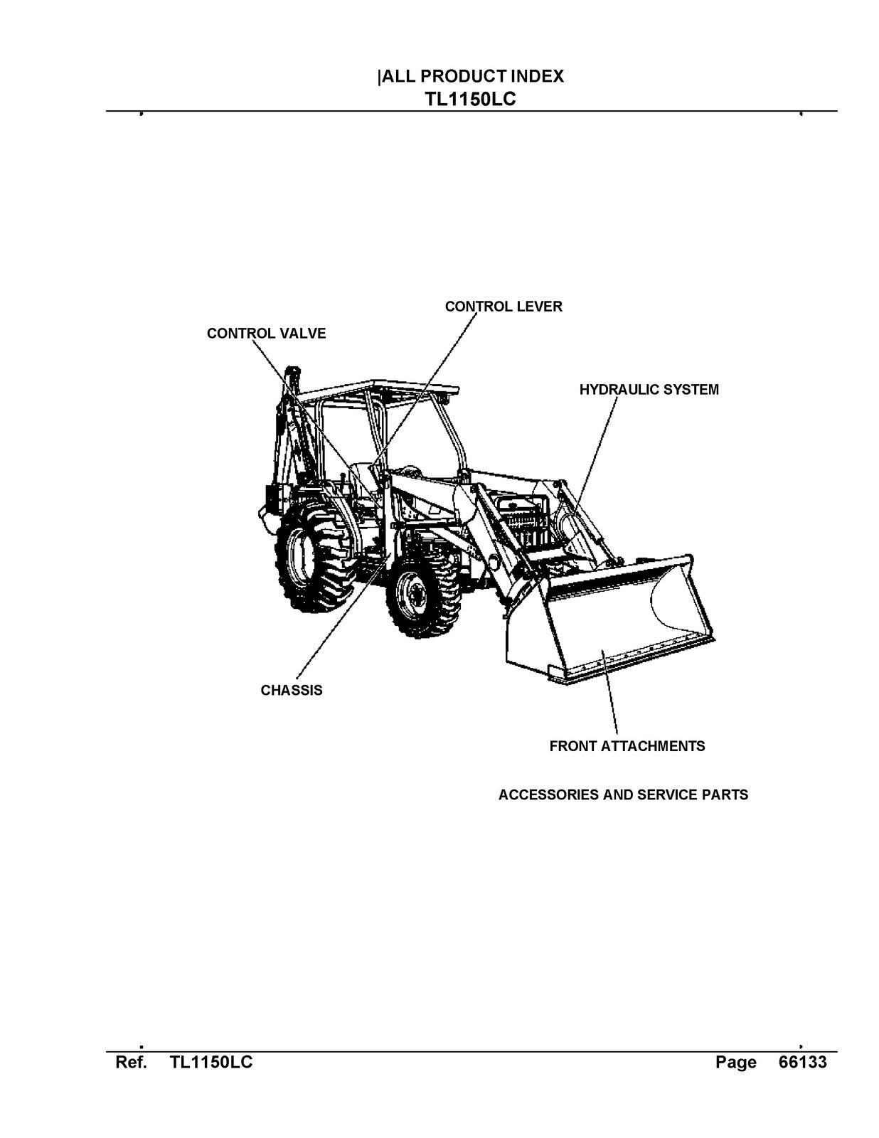 KUBOTA TL1150LC Front Loader Illustrated Parts List Manual - WIRE BOUND - COVERS