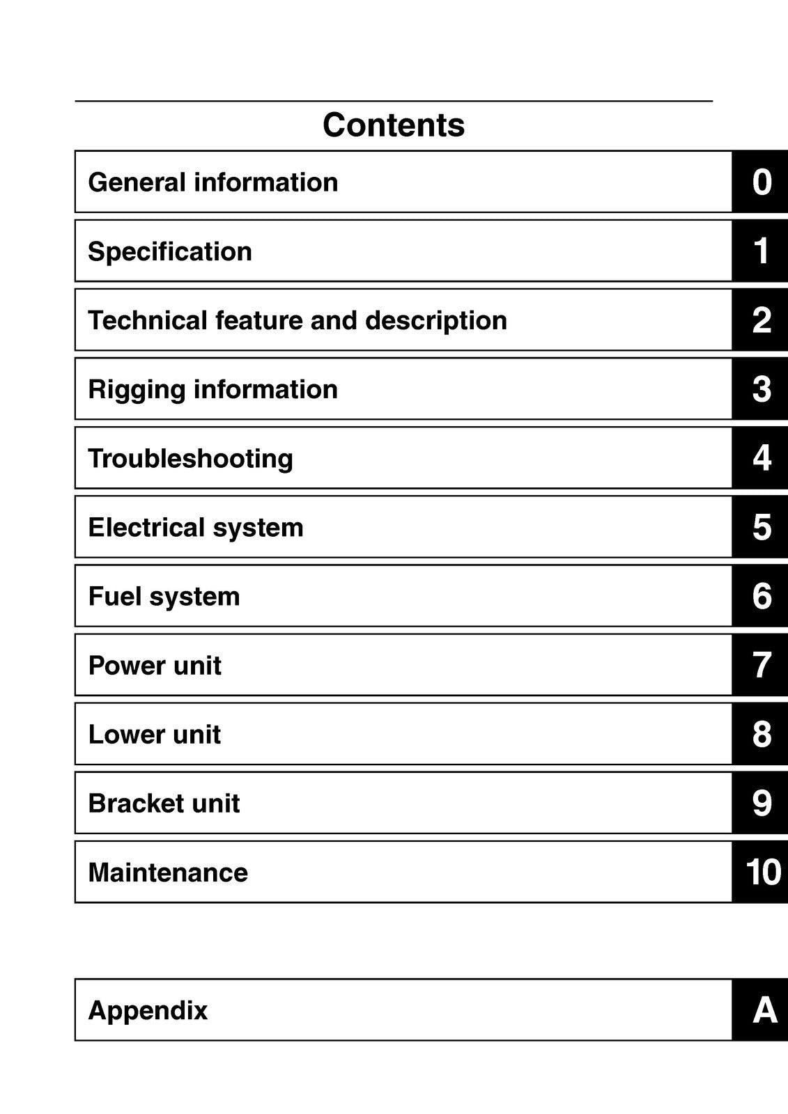 YAMAHA F225 F250 F300 Outboard Motor Service Manual 2021, FOLDOUTS