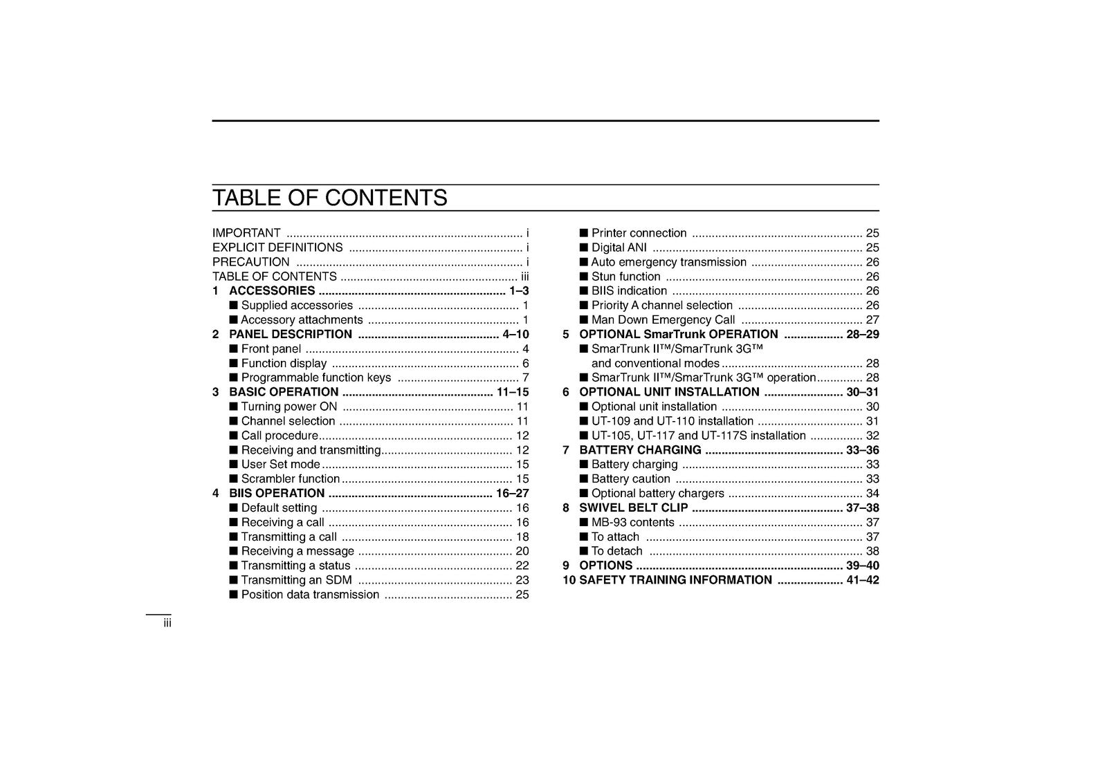 ICOM IC-F33GT IC-F33GS IC-F43GT IC-F43GS Transceiver Instruction Manual - BOUND