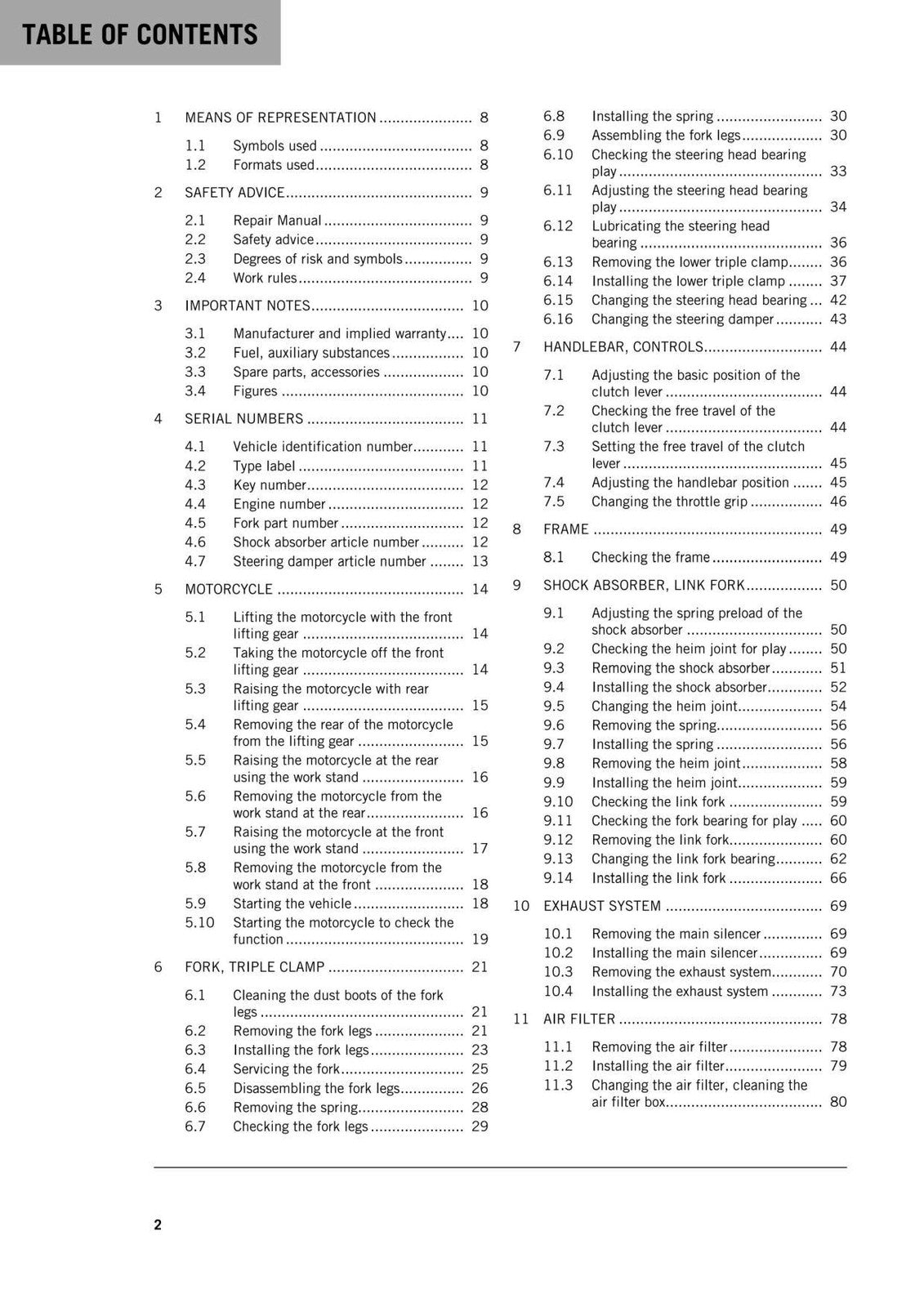 KTM 790 Adventure Repair Manual 2019 - STEEL WIRE BOUND - PROTECTIVE COVERS