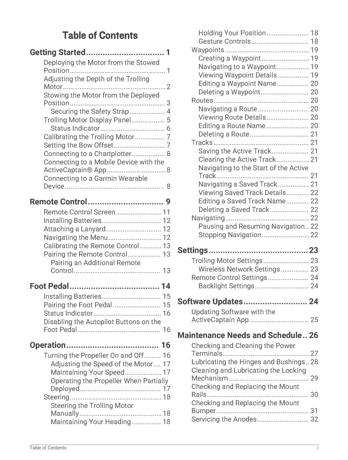 GARMIN Force Trolling Motor Owners Manual 2019 - STEEL WIRE BOUND - TOUGH COVERS