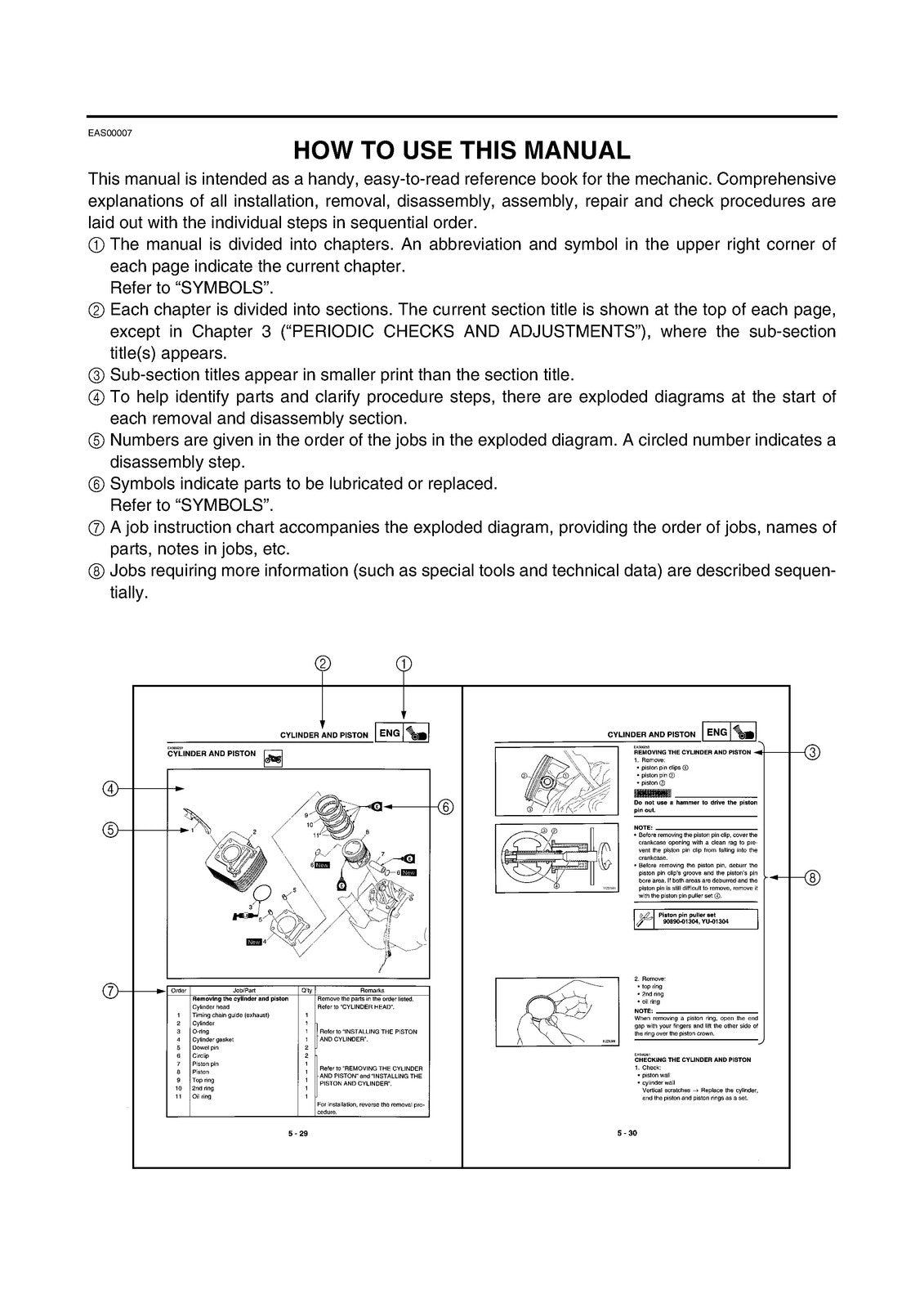 YAMAHA YBR125ED Service Manual 2005 - BOUND - COVERS - XL FOLDOUT PAGES