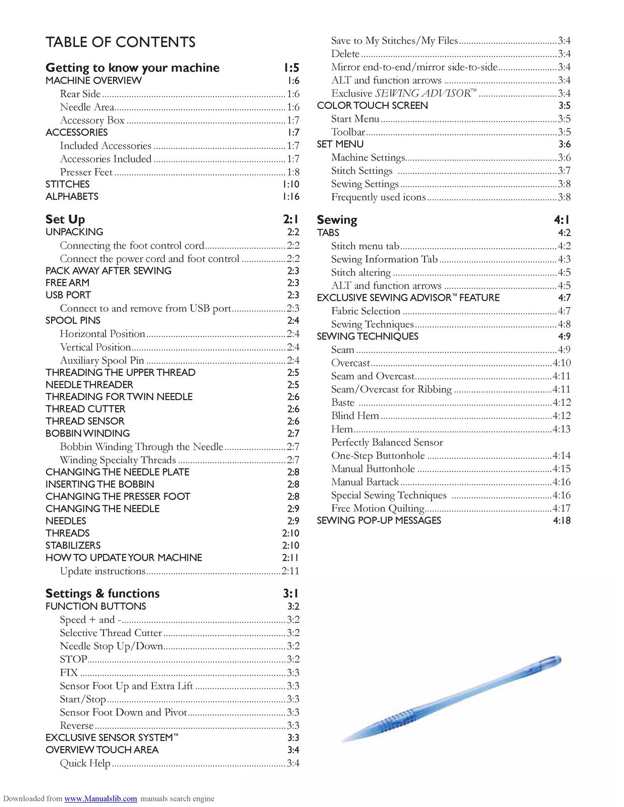 HUSQVARNA VIKING Sapphire 960Q User Manual - STEEL WIRE BOUND - TOUGH COVERS