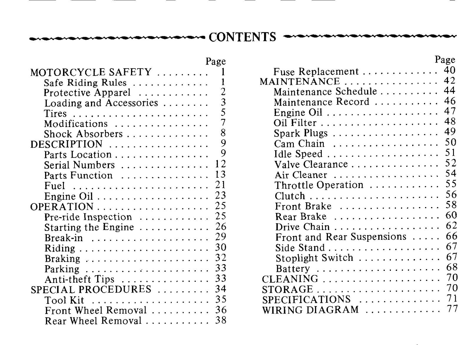 HONDA CM250T Custom Owners Manual 1982 - BOUND - COVERS - XL FOLDOUT PAGES
