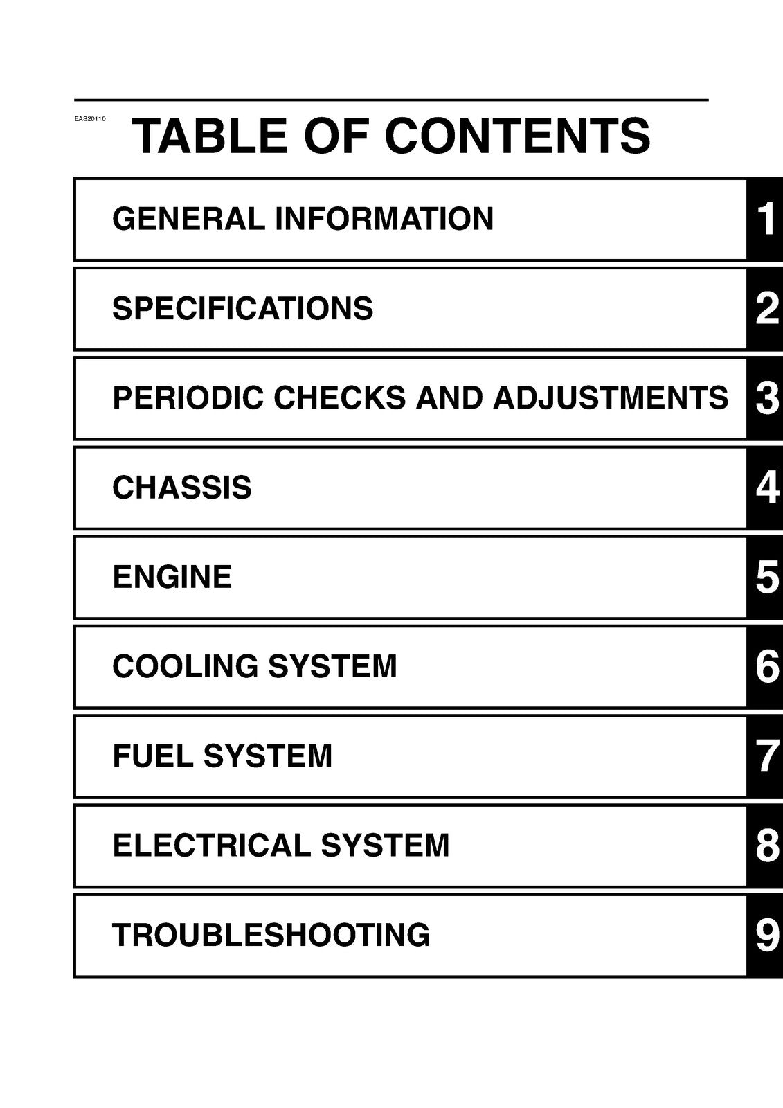YAMAHA FZ8NA FZ8SA Motorcycle Service Manual 2011 - BOUND - COVERS - XL FOLDOUTS