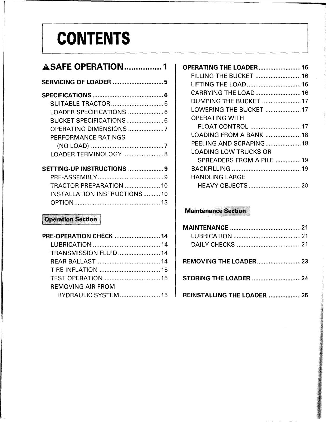 KUBOTA LA211 Front Loader Operators Manual - STEEL WIRE BOUND - TOUGH COVERS