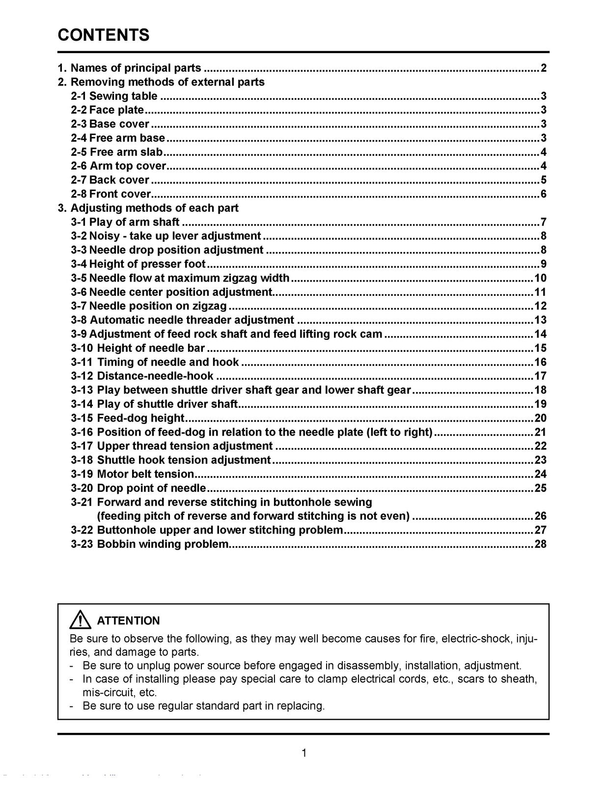 SINGER 4411 4423 4432 4443 4452 5511 5523 5532 5554 44S Service Manual - BOUND