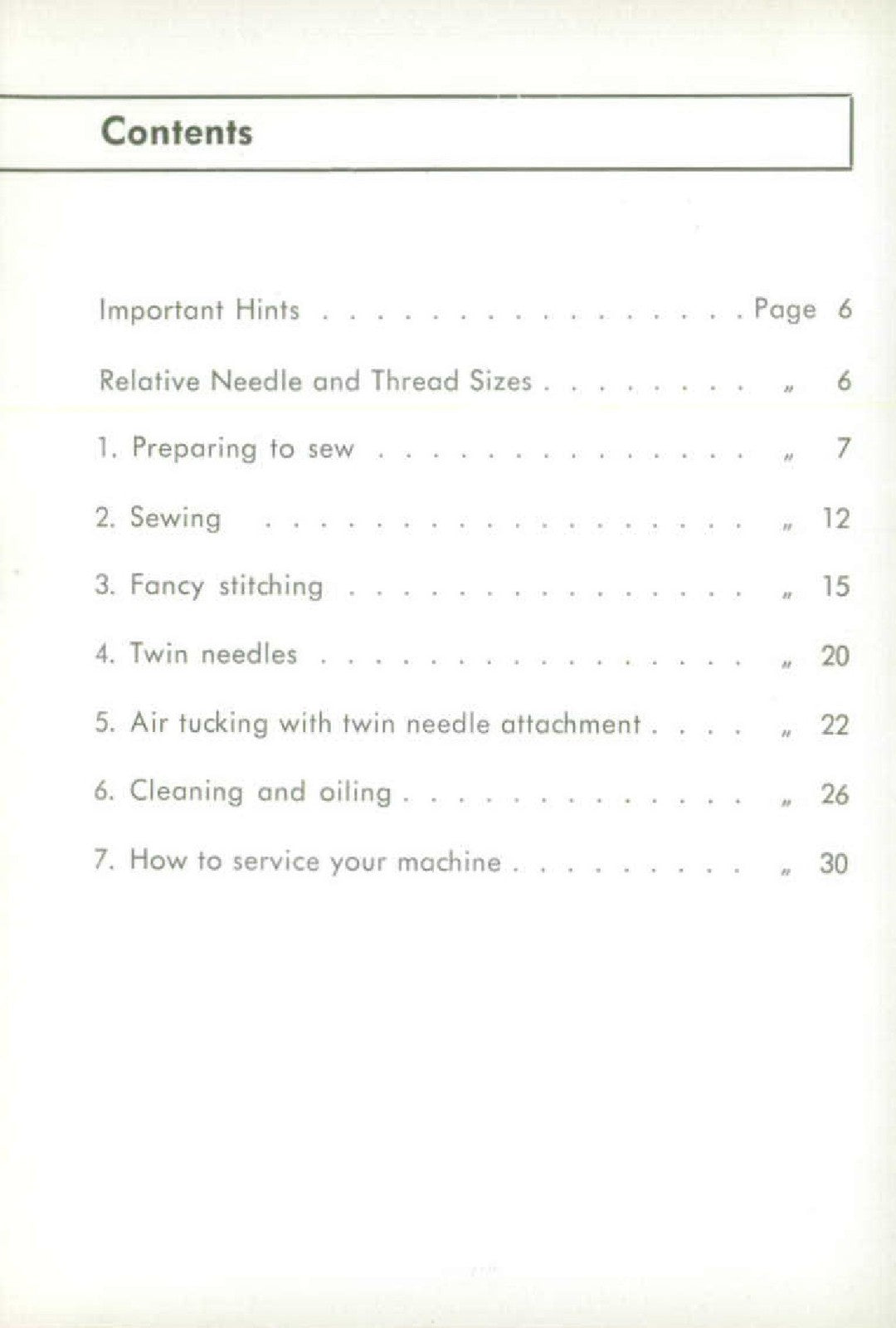 FRISTER  ROSSMANN Sewing Machine Instruction Manual - WIRE BOUND - TOUGH COVERS