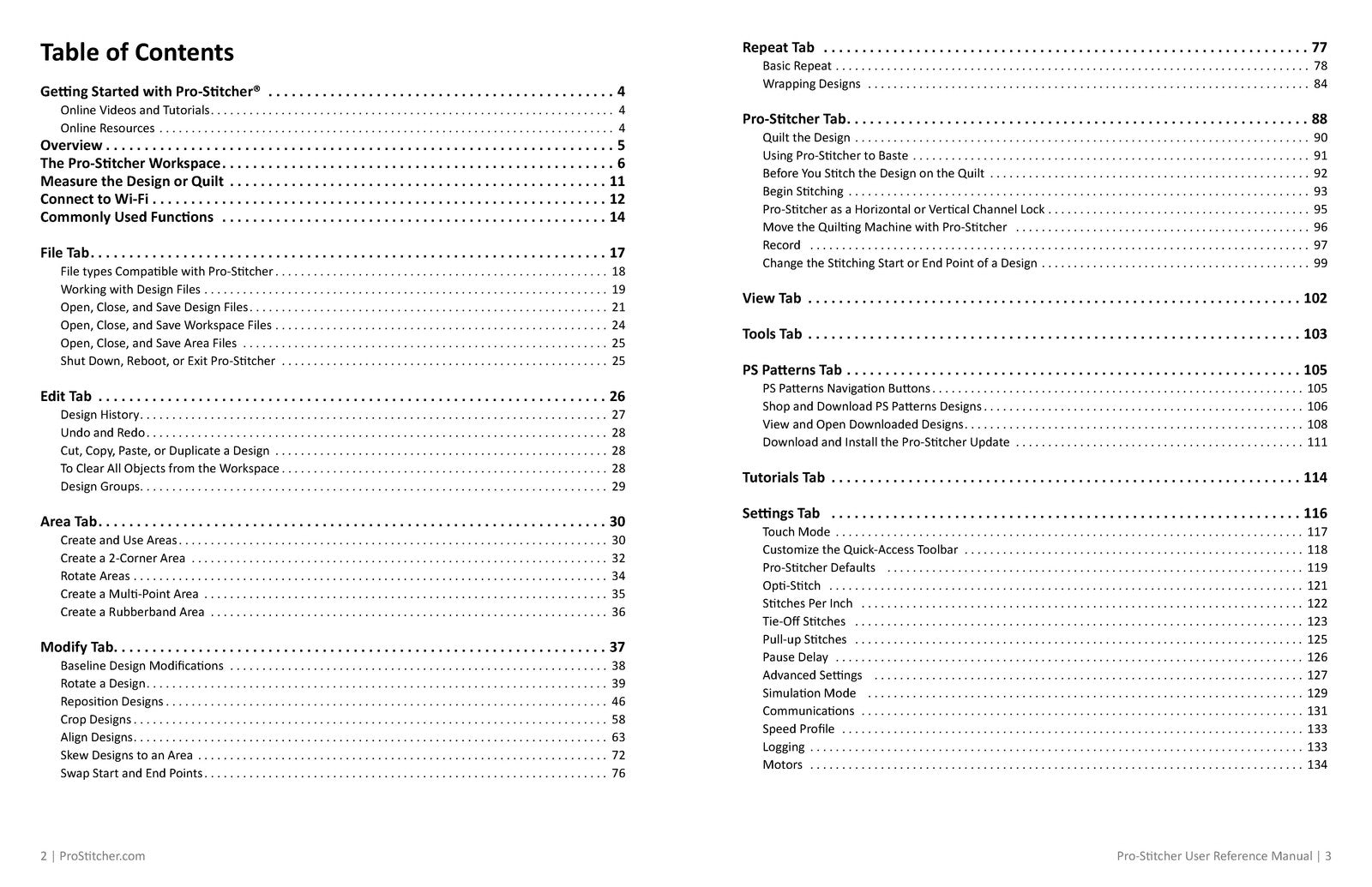 PRO STITCHER Connect Reference Manual - WIRE BOUND - TOUGH COVERS
