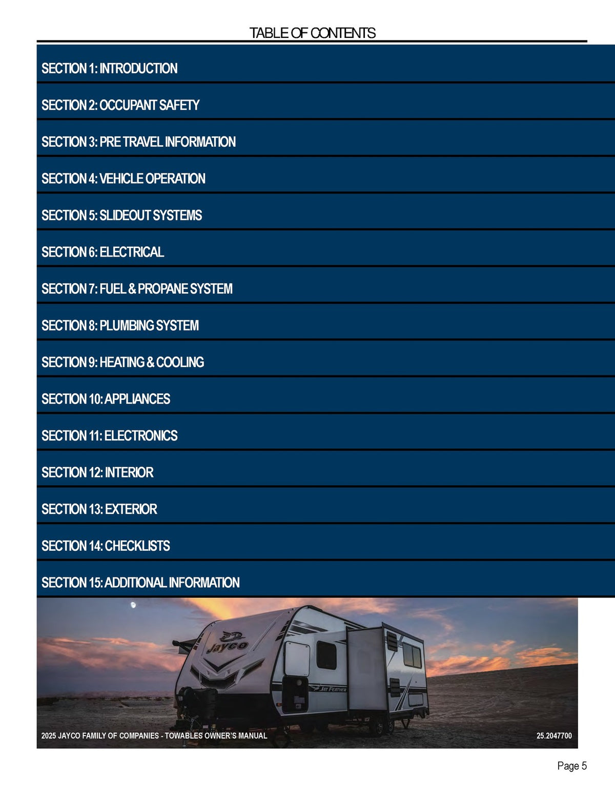 STARCRAFT 2025 Towable RV Owners Manual - STEEL WIRE BOUND - PROTECTIVE COVERS