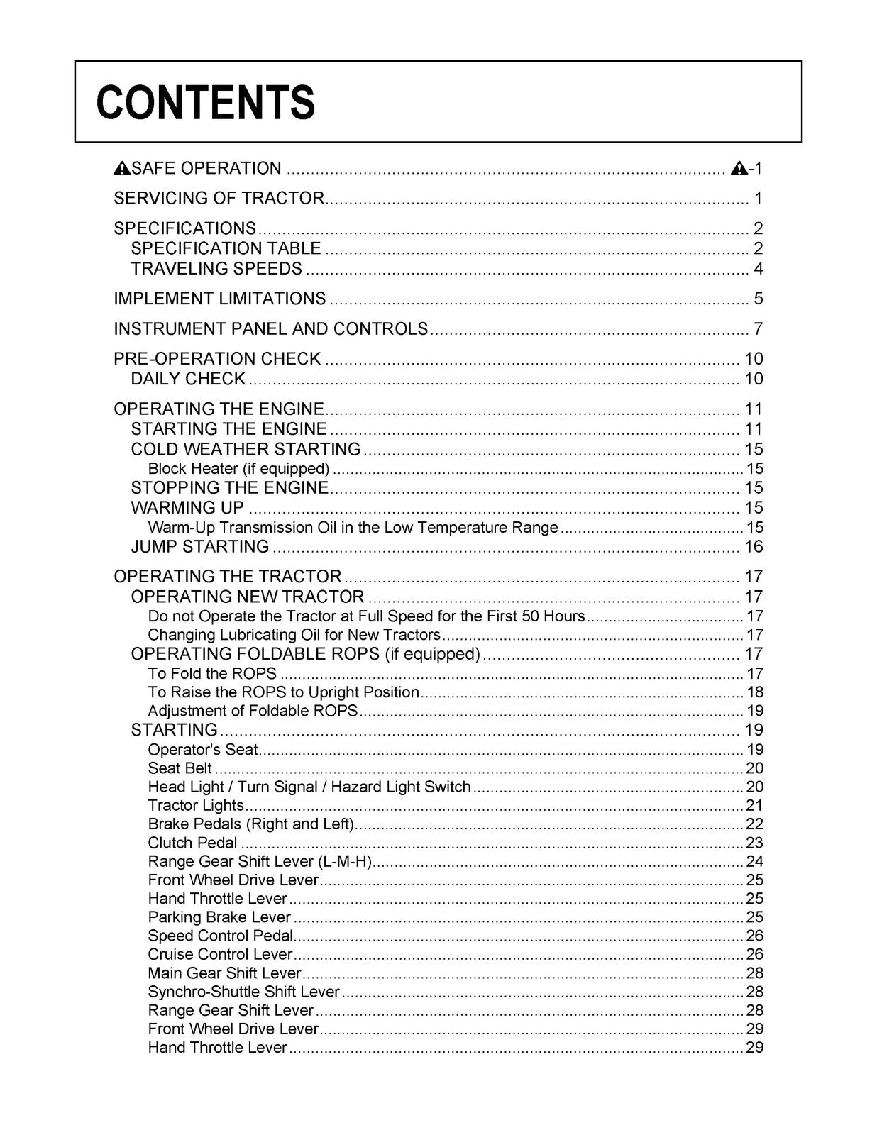 KUBOTA MX4700 MX5100 Tractor Operators Manual - STEEL WIRE BOUND - TOUGH COVERS
