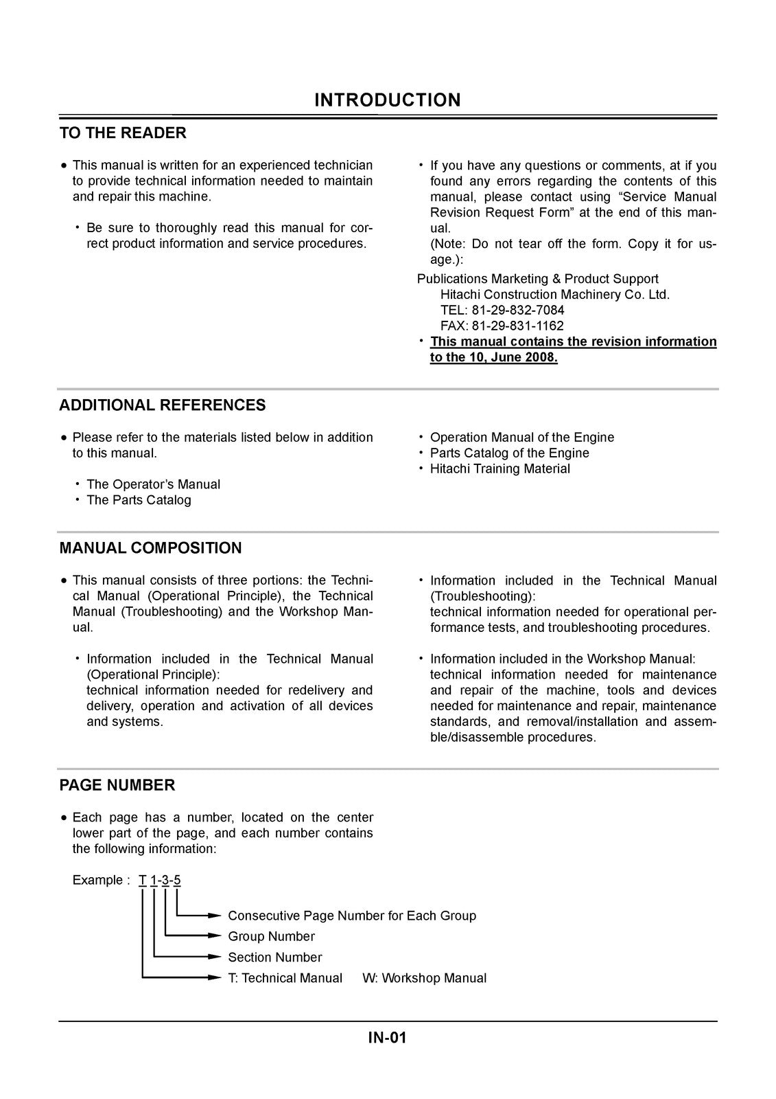 HITACHI ZAXIS 110 M 120 130 LCN 125 135US 135UR ServiceManual, FOLDOUTS