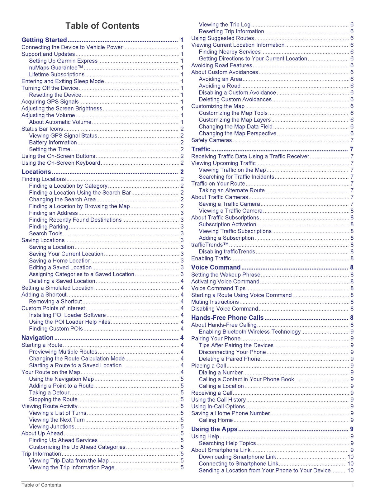 GARMIN Nuvi 2407 2408 2507 2508 Series Owners Manual 2013 - WIRE BOUND - COVERS