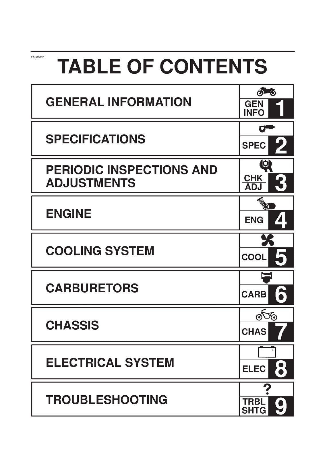 YAMAHA XVZ1300TF Royal Star Service Manual 1999 - BOUND - COVERS - XL FOLDOUTS