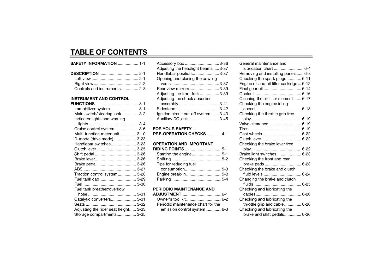 YAMAHA FJR1300A Motorcycle Owners Manual 2015 - STEEL WIRE BOUND - TOUGH COVERS
