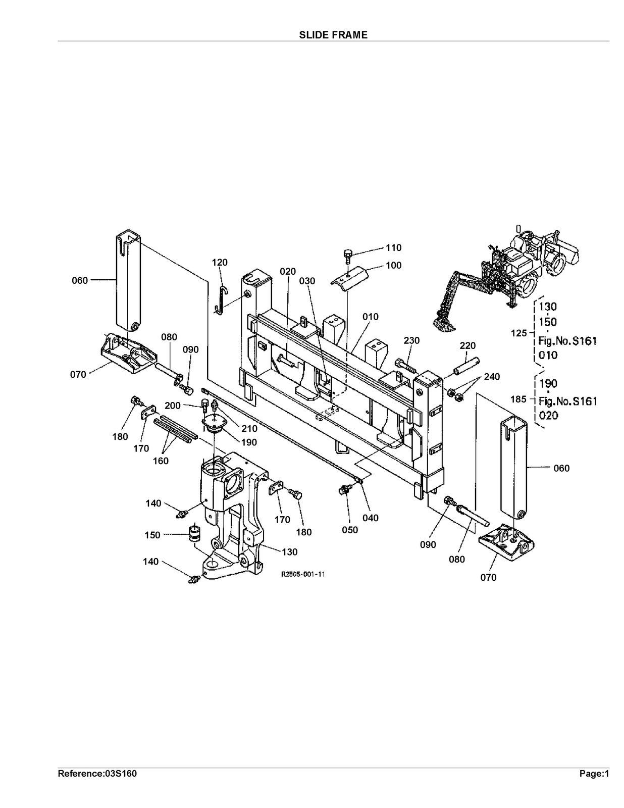 KUBOTA R420BH Backhoe Loader Parts Manual - STEEL WIRE BOUND - PROTECTIVE COVERS