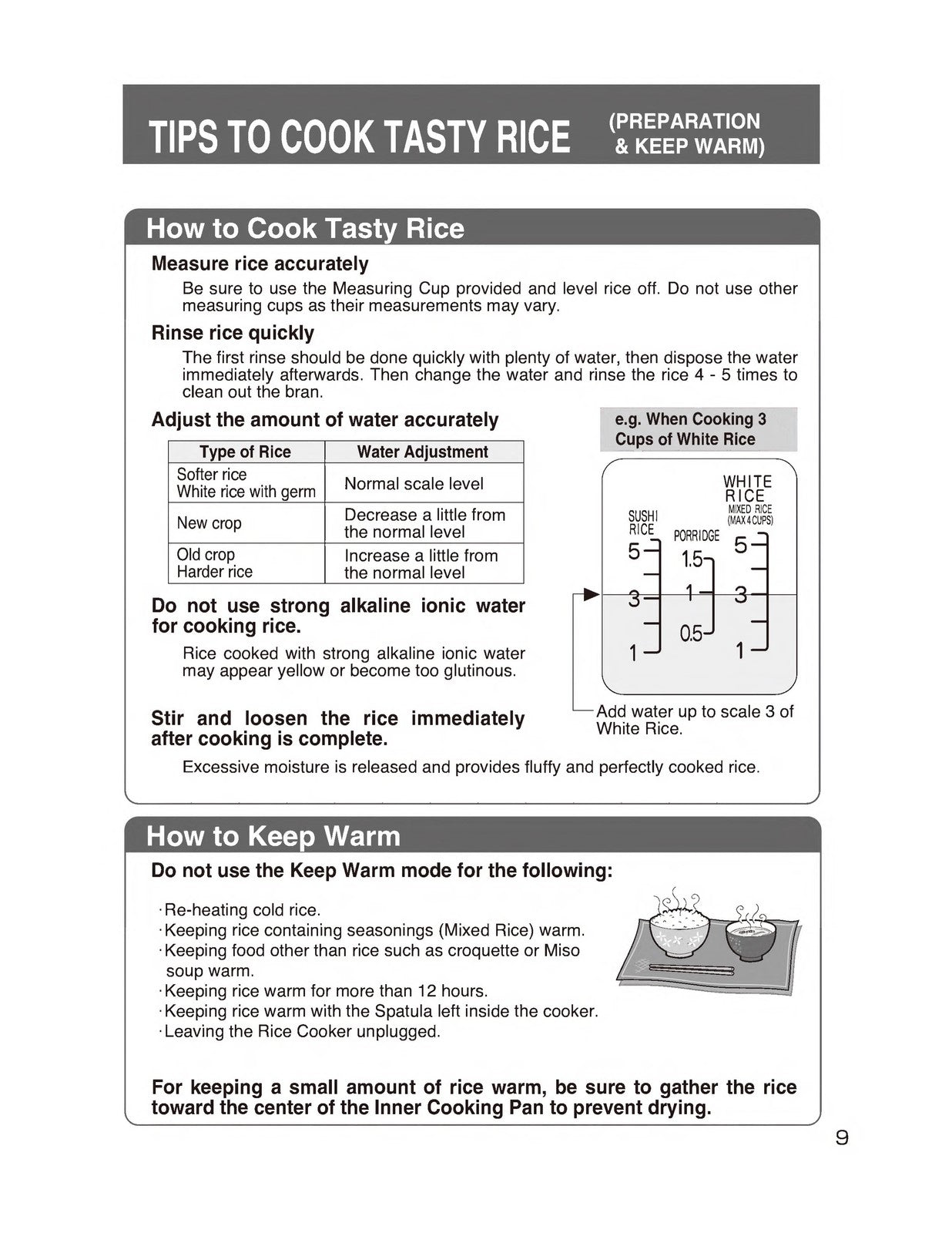 ZOJIRUSHI NS-DAC10 Fuzzy Rice Cooker Operating Instructions Manual - WIRE BOUND