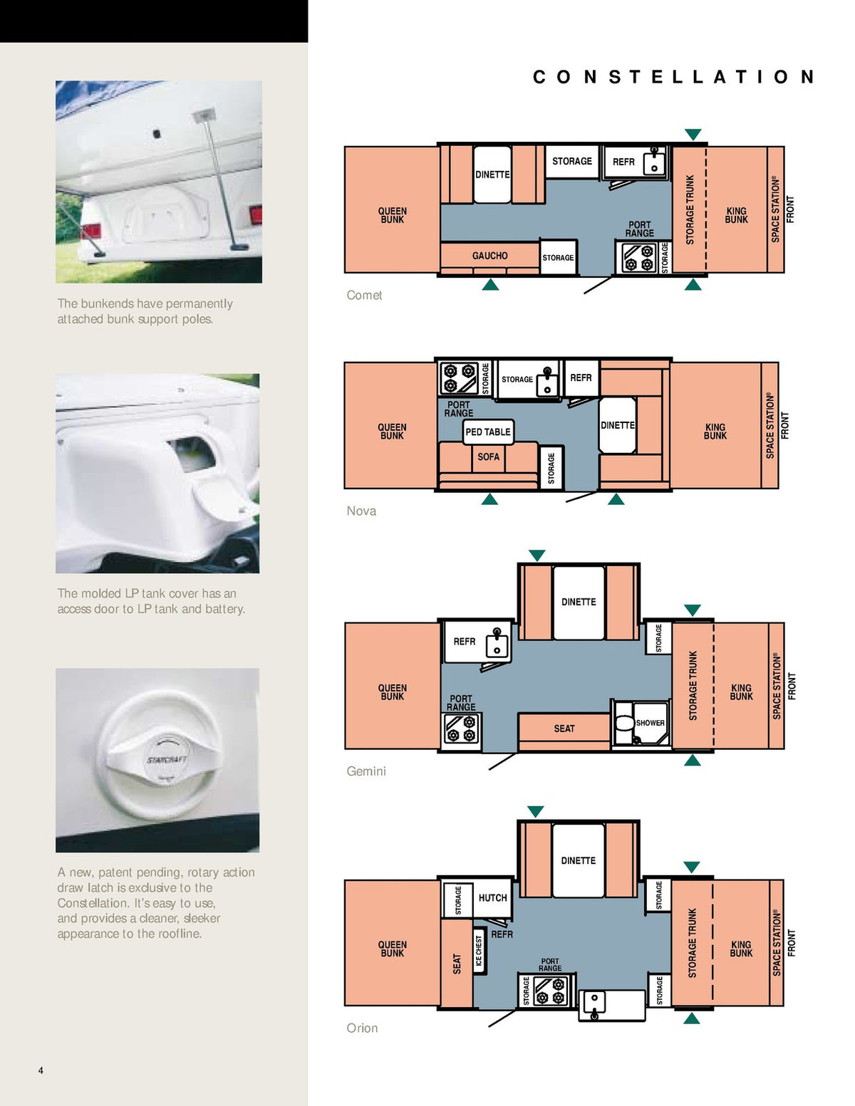 STARCRAFT 2002 Folding Camping Trailers Owners Manual - WIRE BOUND - COVERS