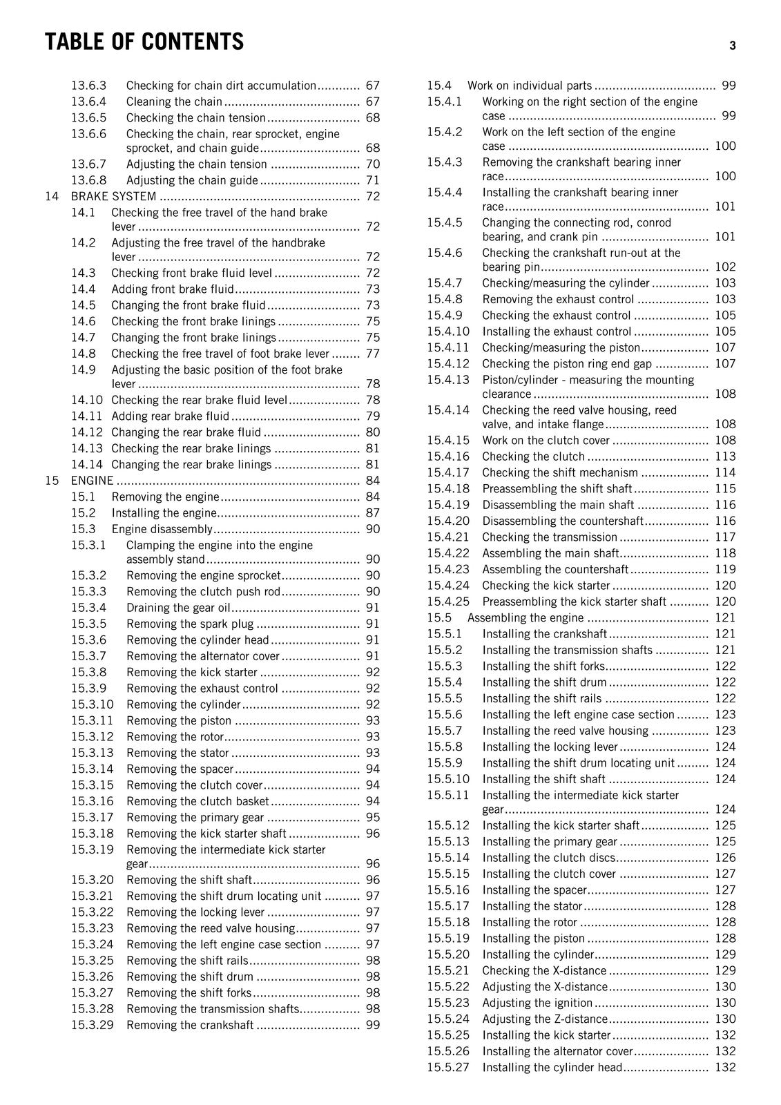 KTM 85 SX Service Repair Manual 2013 - STEEL WIRE BOUND - PROTECTIVE COVERS