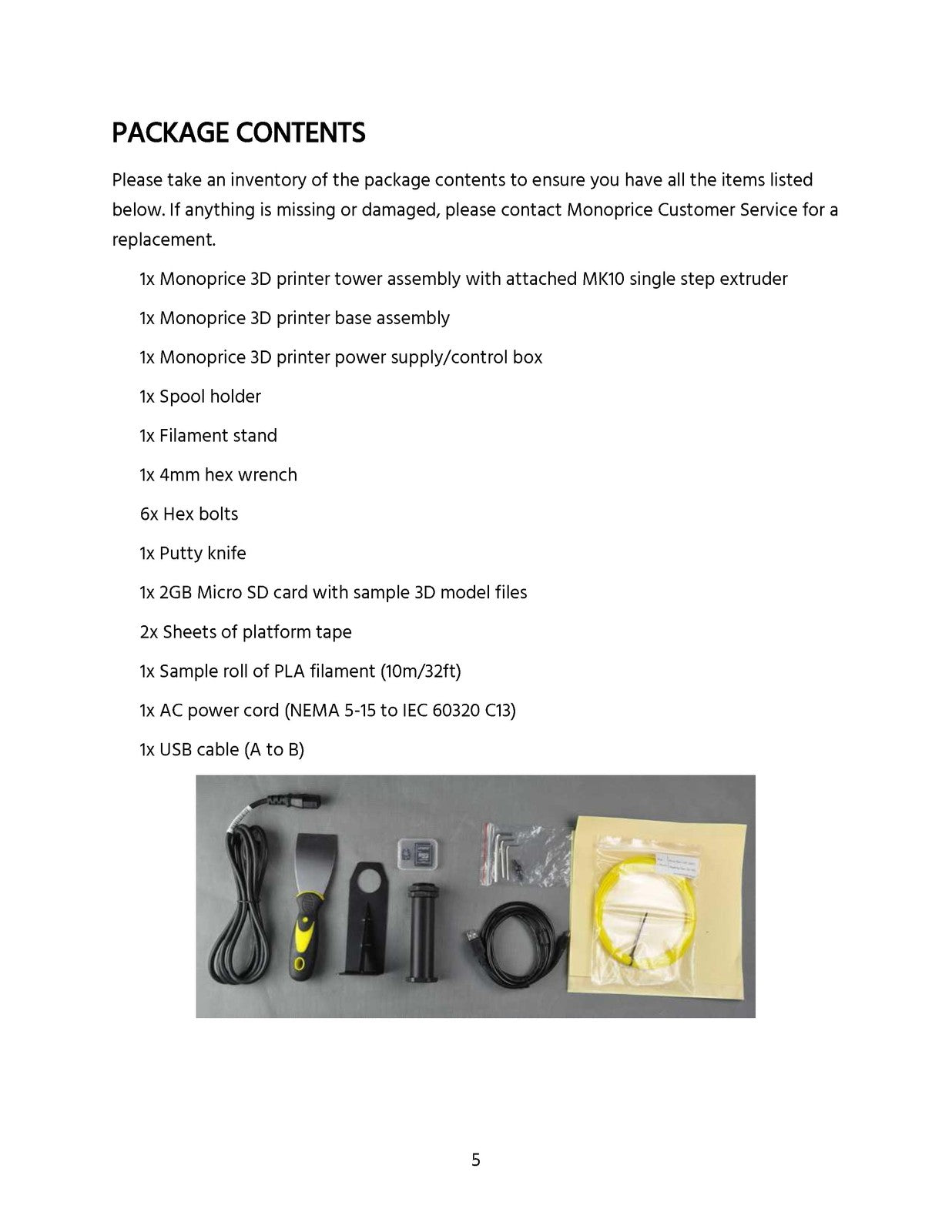 MONOPRICE Maker Select 3D Printer 13860 Manual - STEEL WIRE BOUND - TOUGH COVERS