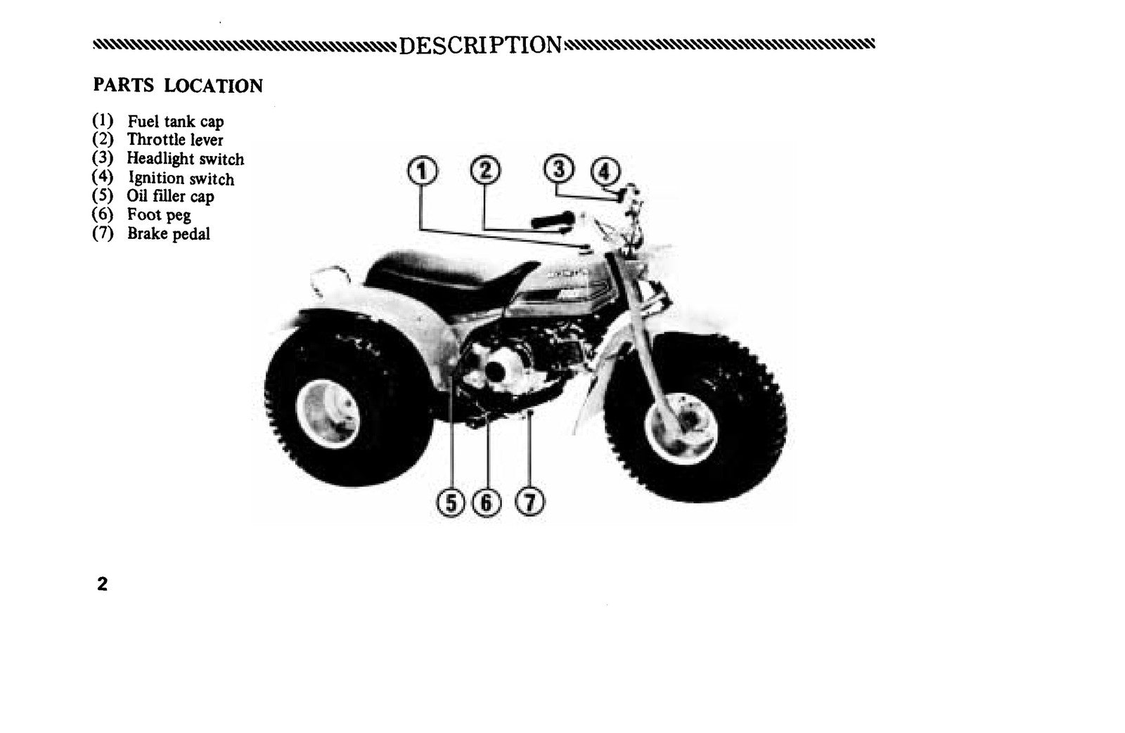 HONDA ATC110 Three-Wheeler Owners Manual 1982 - STEEL WIRE BOUND - TOUGH COVERS