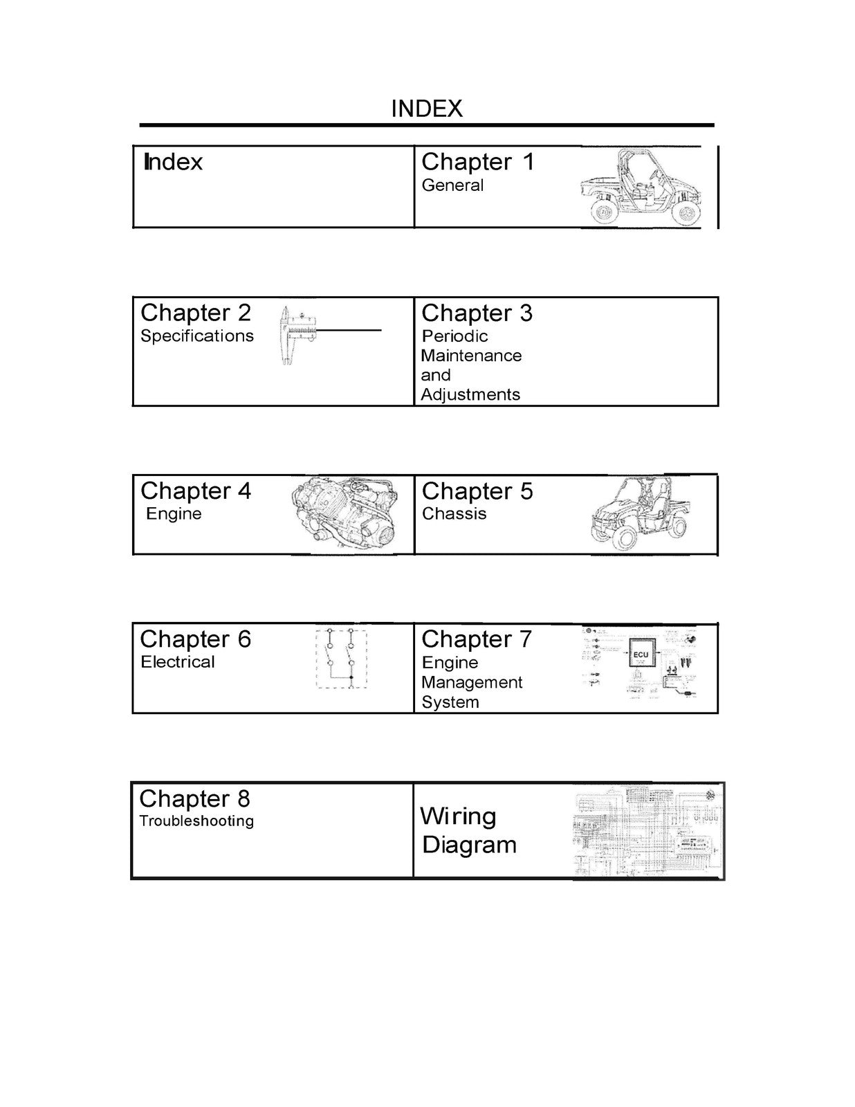 CUB CADET Challenger 500 700 Utility Vehicle Service Manual, FOLDOUTS