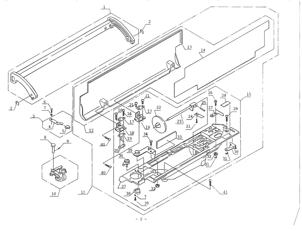 JANOME New Home Memory Craft 6000 Service Parts Manual - WIRE BOUND - COVERS